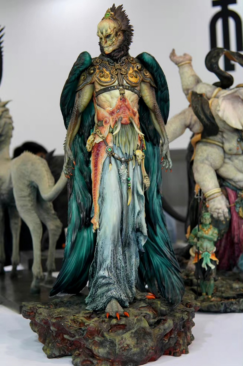 模型欣赏:北京模型展 末那工作室雕塑作品欣赏. #动漫# #模型# #雕塑