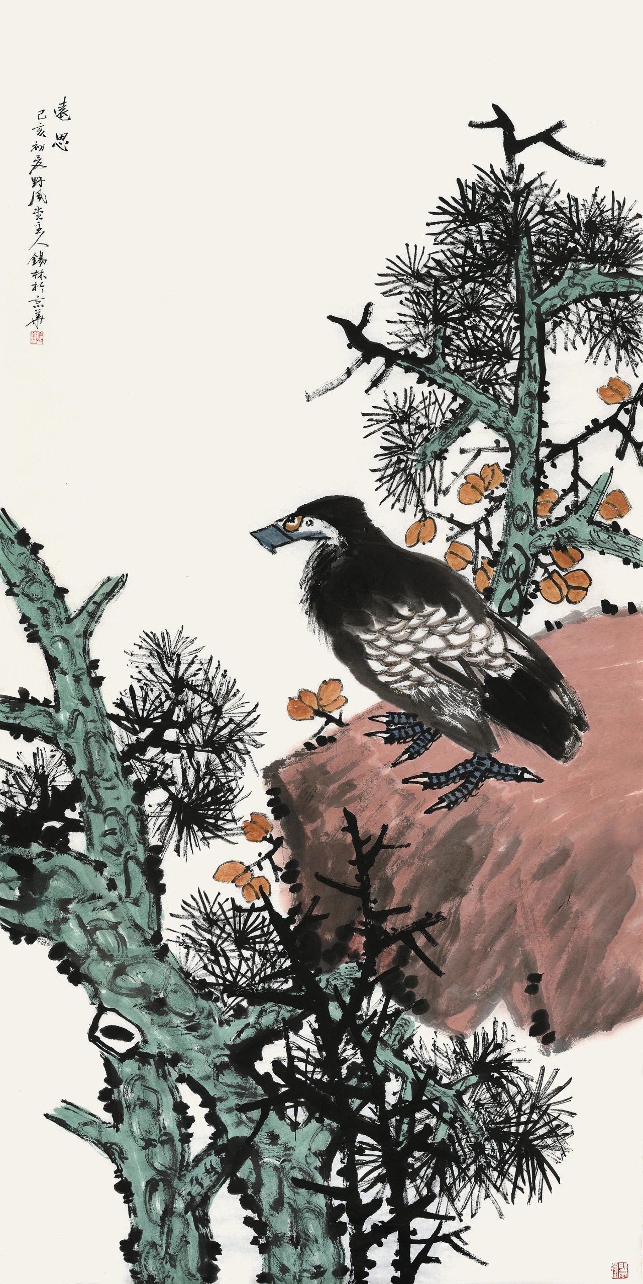 著名画家潘锡林花鸟画作品集赏析