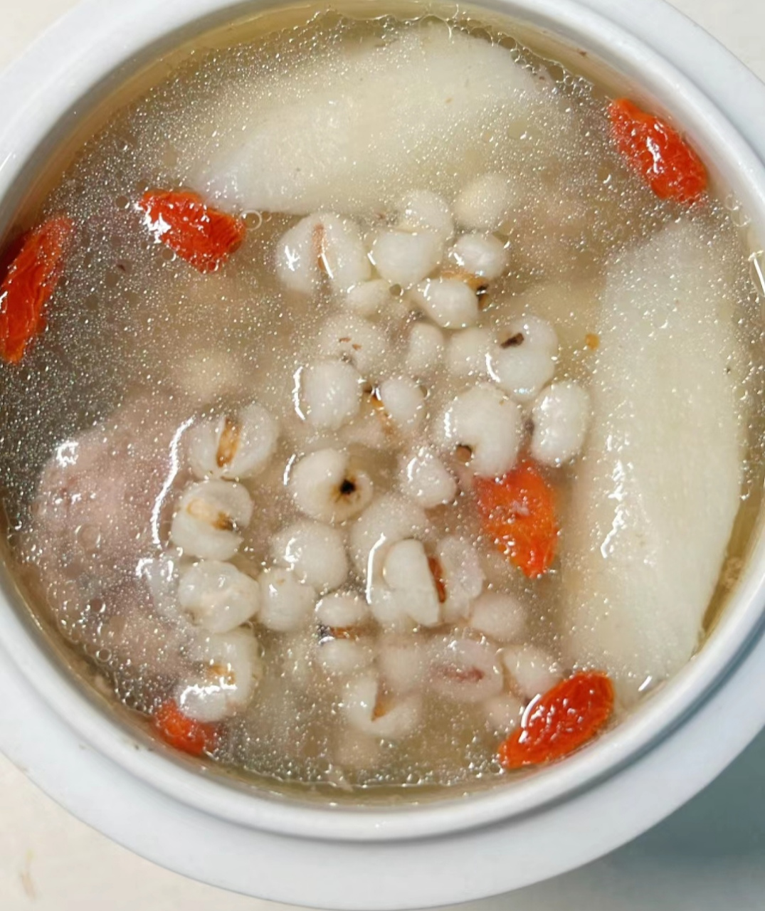 山药薏米骨头汤,入秋喝起来!