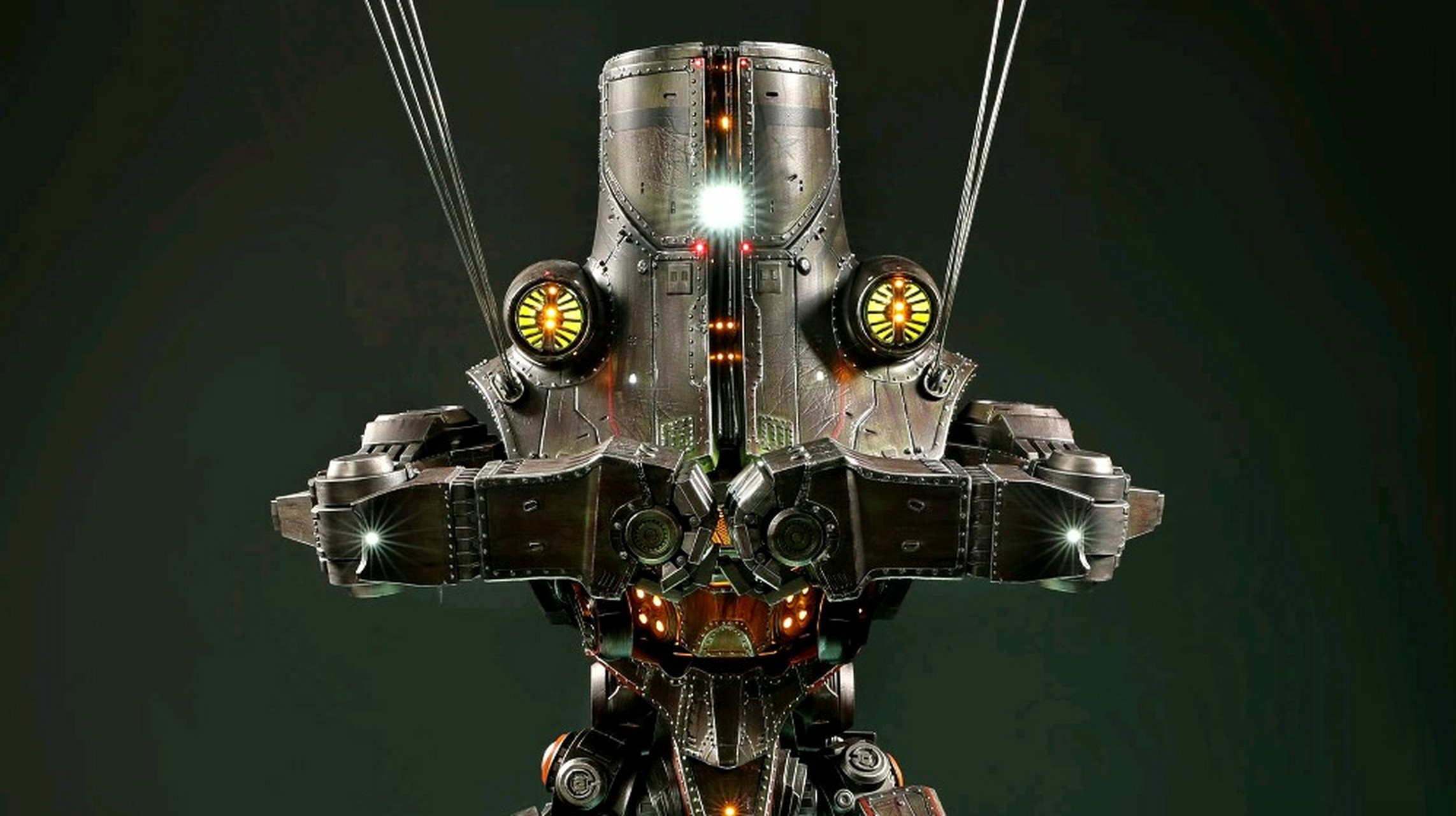 waystudios公布了《环太平洋》中的切尔诺阿尔法机甲猎人新品,头部有