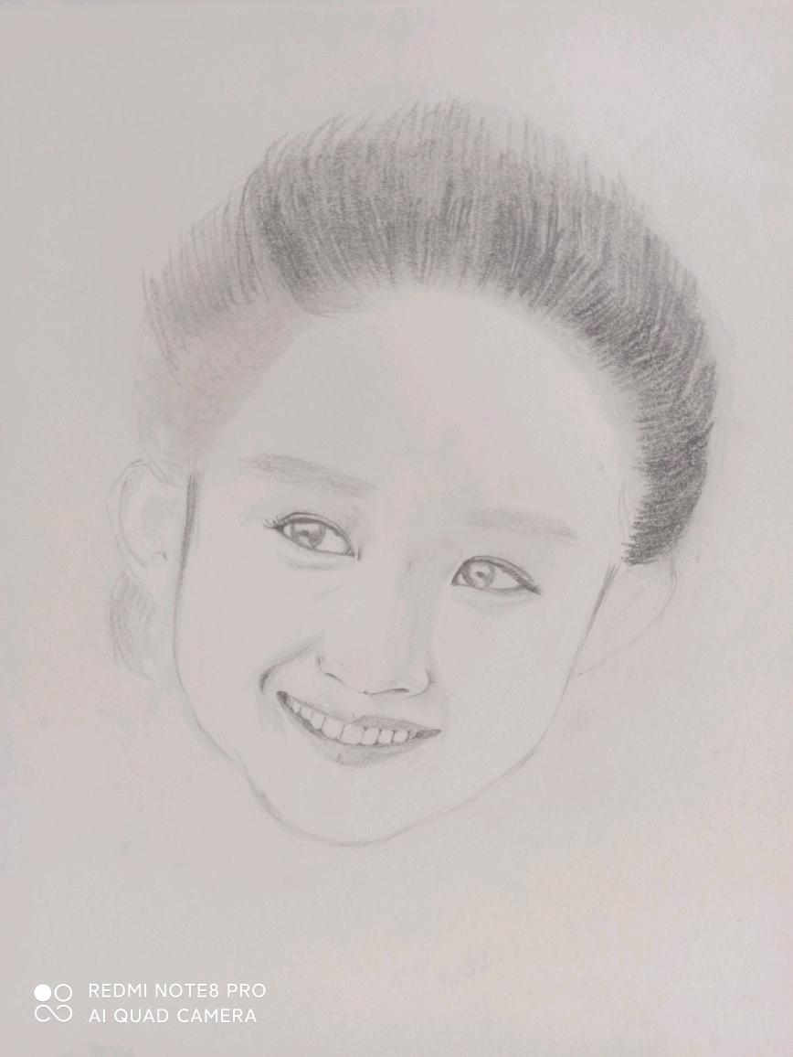 无基础纯爱好者赵丽颖素描