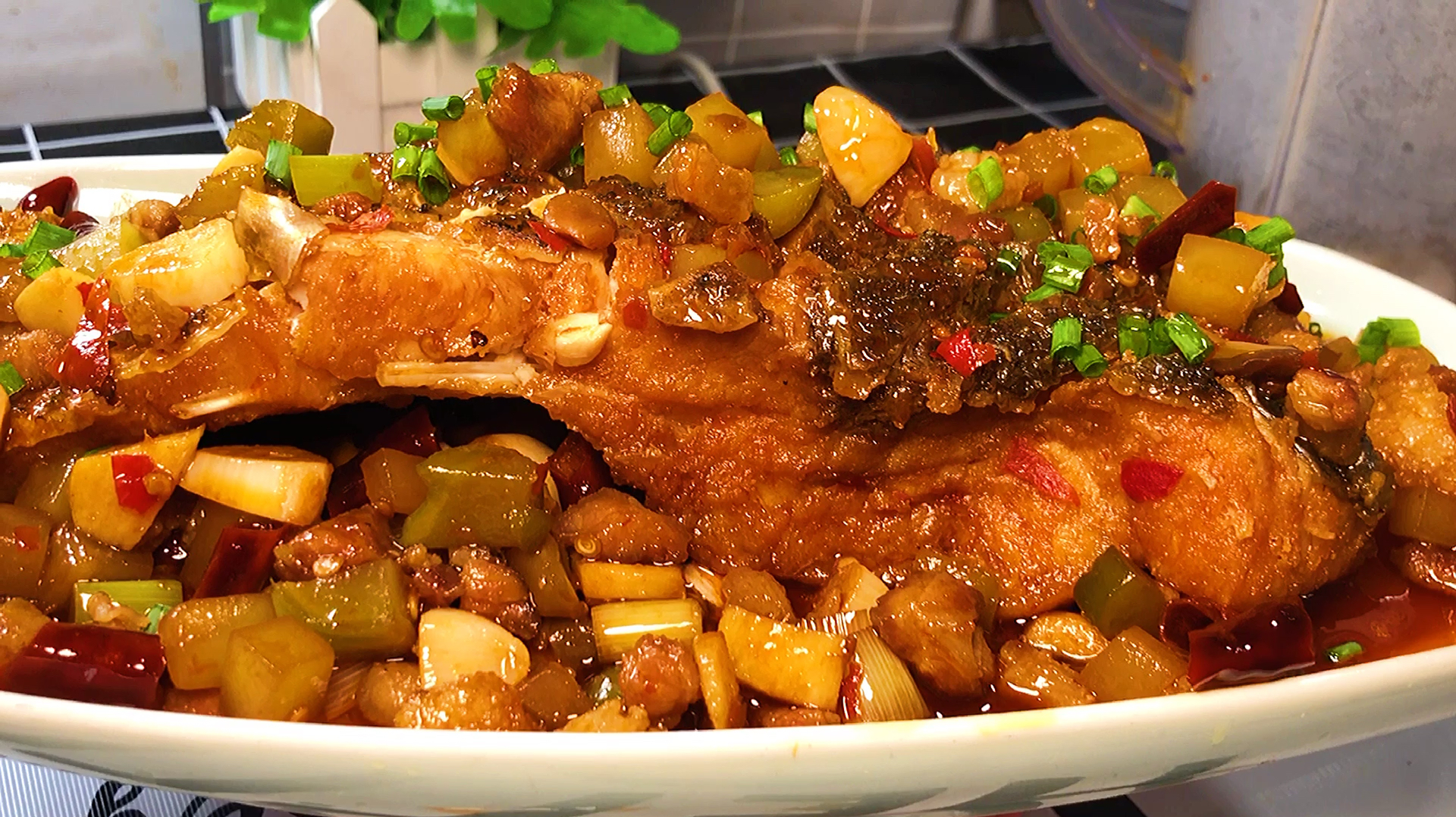 干烧鱼排这样做真好吃,鲜香入味回味无穷