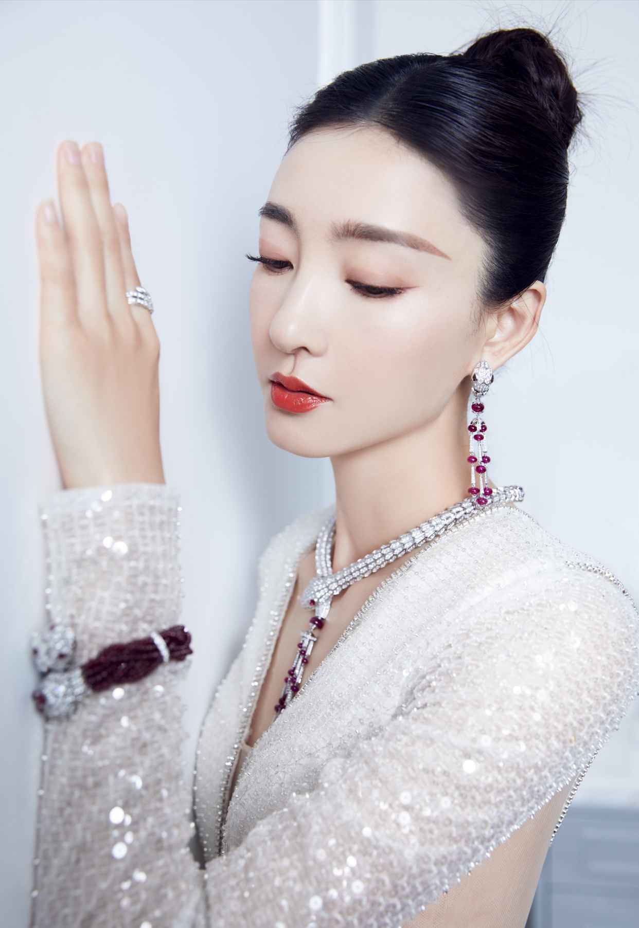 王丽坤,貌美如花,气质若兰,好一个素颜女神