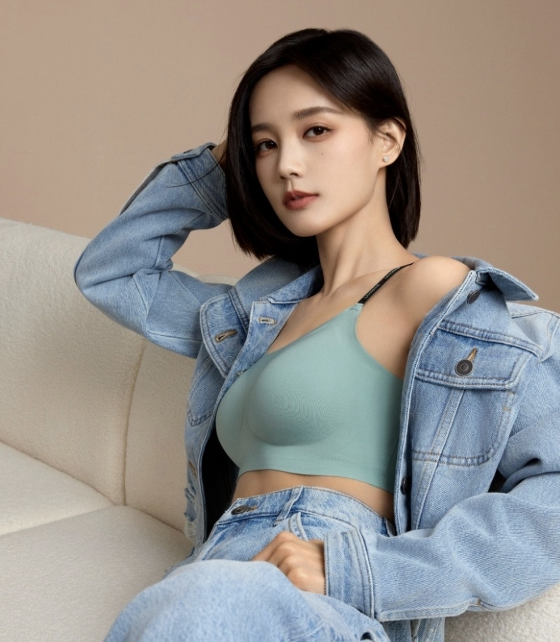 李一桐代言内衣广告,最新大片出炉,不得不说姐姐这个身材太辣了!