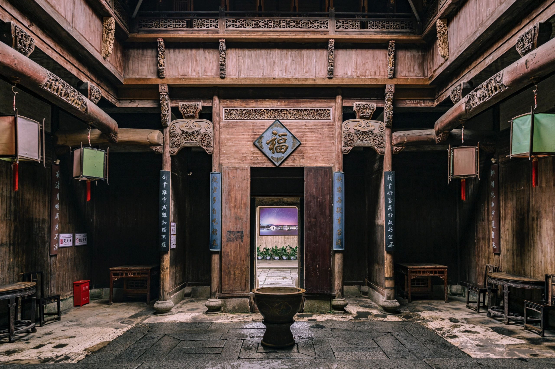 承志堂|宏村民居之极-徽派空间利用的巧思 如果把徽州各个村落按照