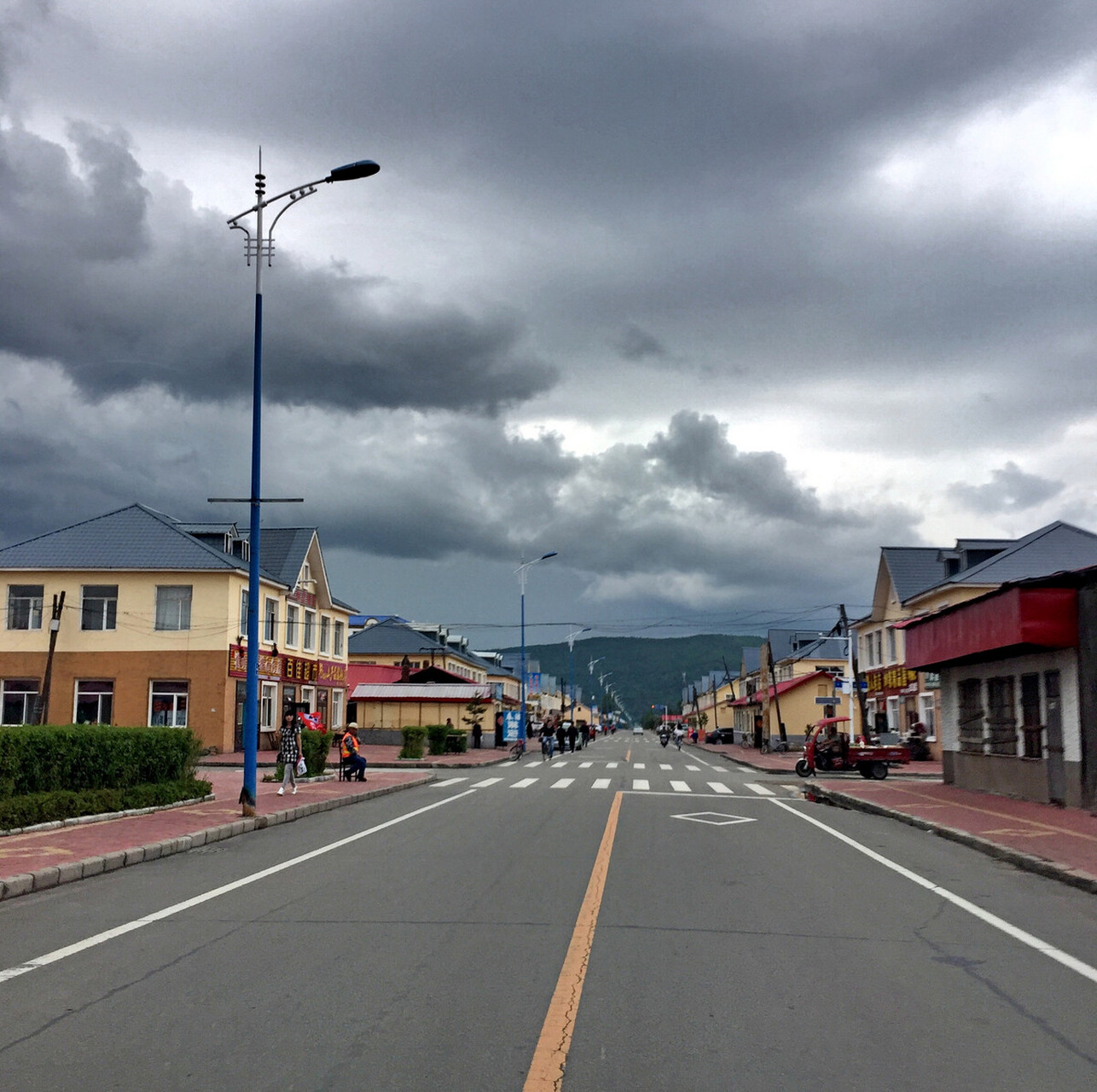 【一路向北:途径呼玛县城】从黑河去往漠河北极村,途径一个小的不忍卒
