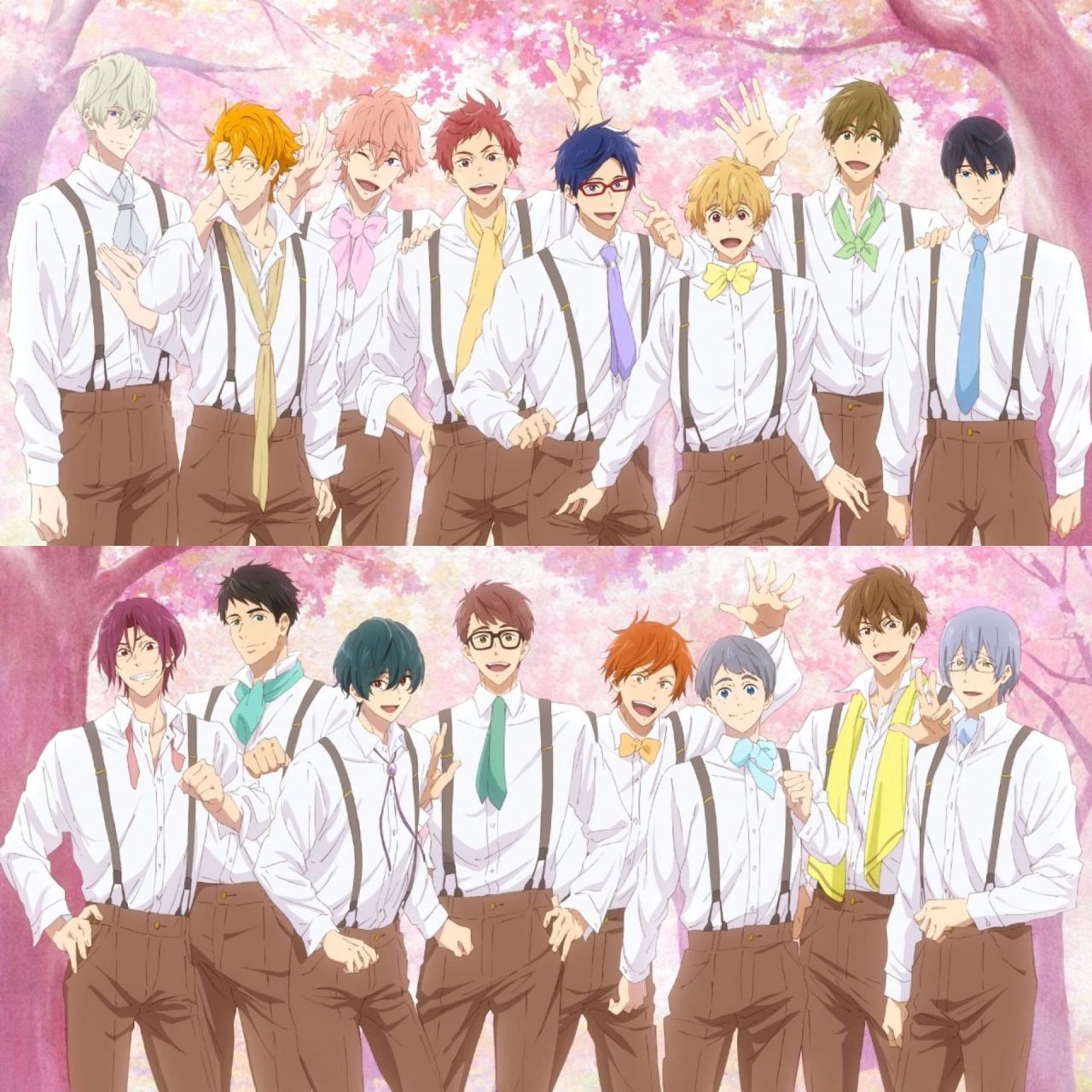 男子游泳部,都穿上了背带裤,哪位是你的最爱?