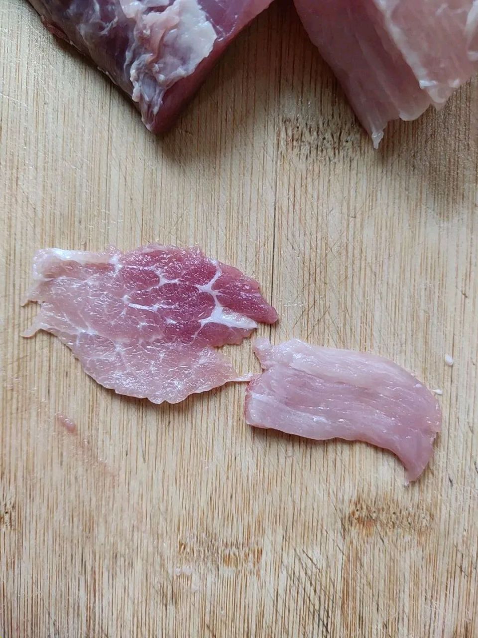 切猪肉纹理图图片