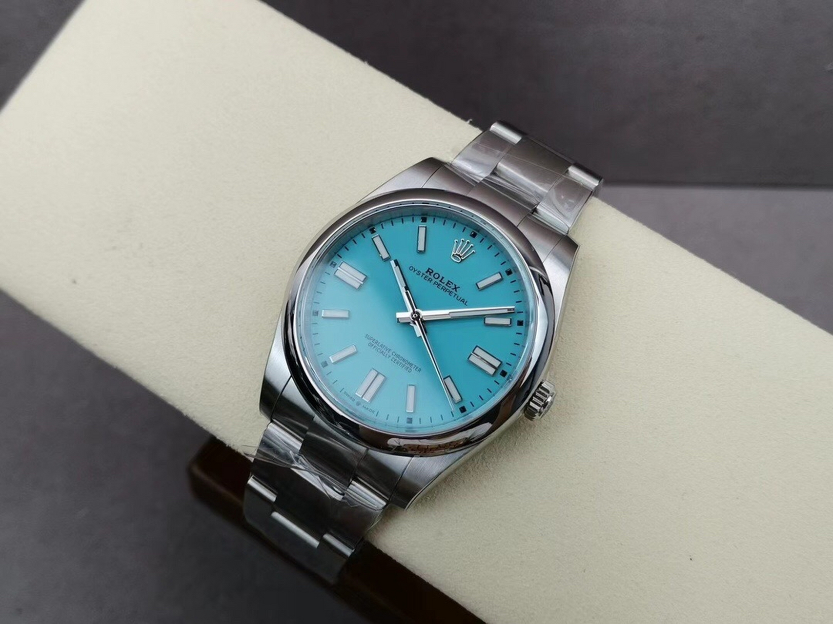 劳力士蒂芙尼蓝蚝式恒动