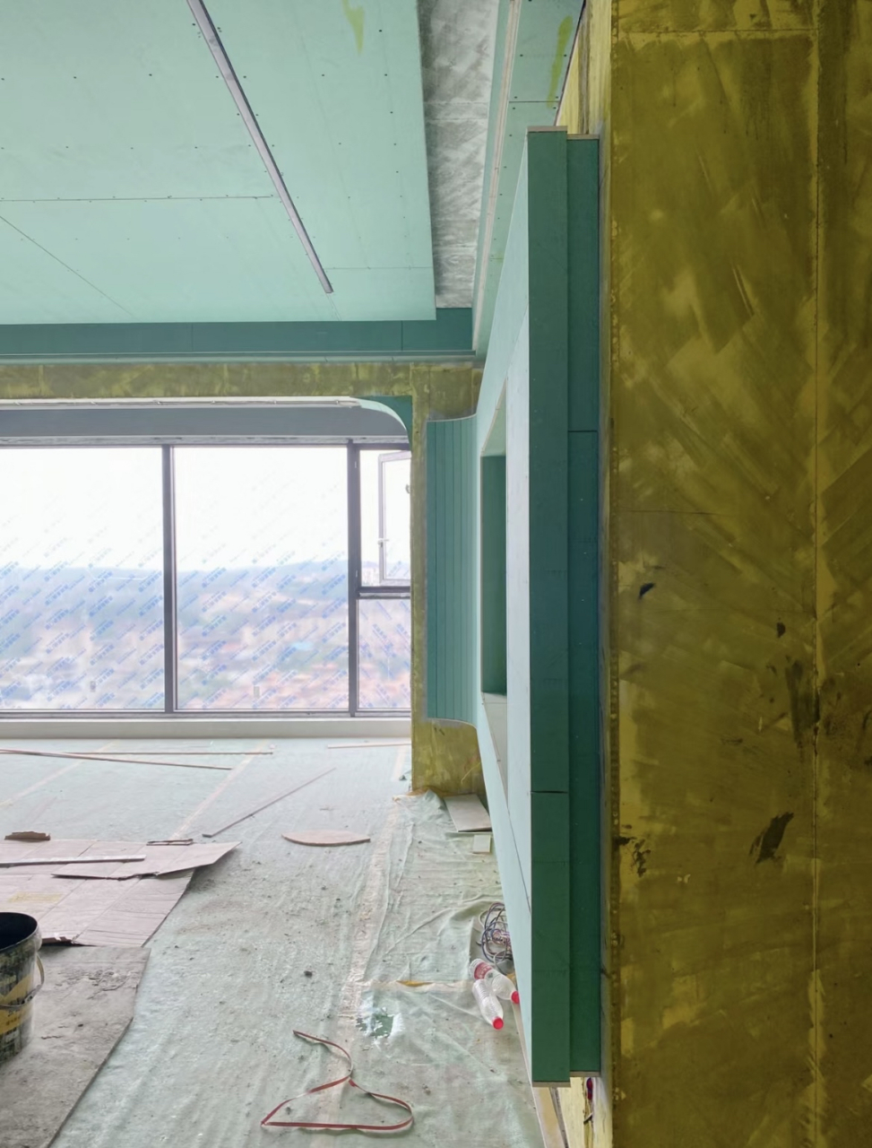 悬浮吊坠  悬浮背景墙 拱形门 木工退场 客厅悬浮吊顶 悬浮电视背景墙