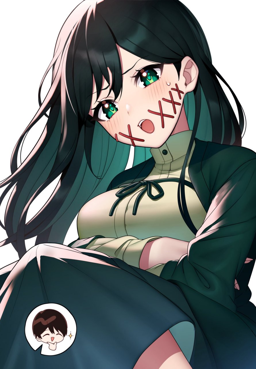 裂口女:"我漂亮吗?"[三哈]#二次元#  画师:よしひろ