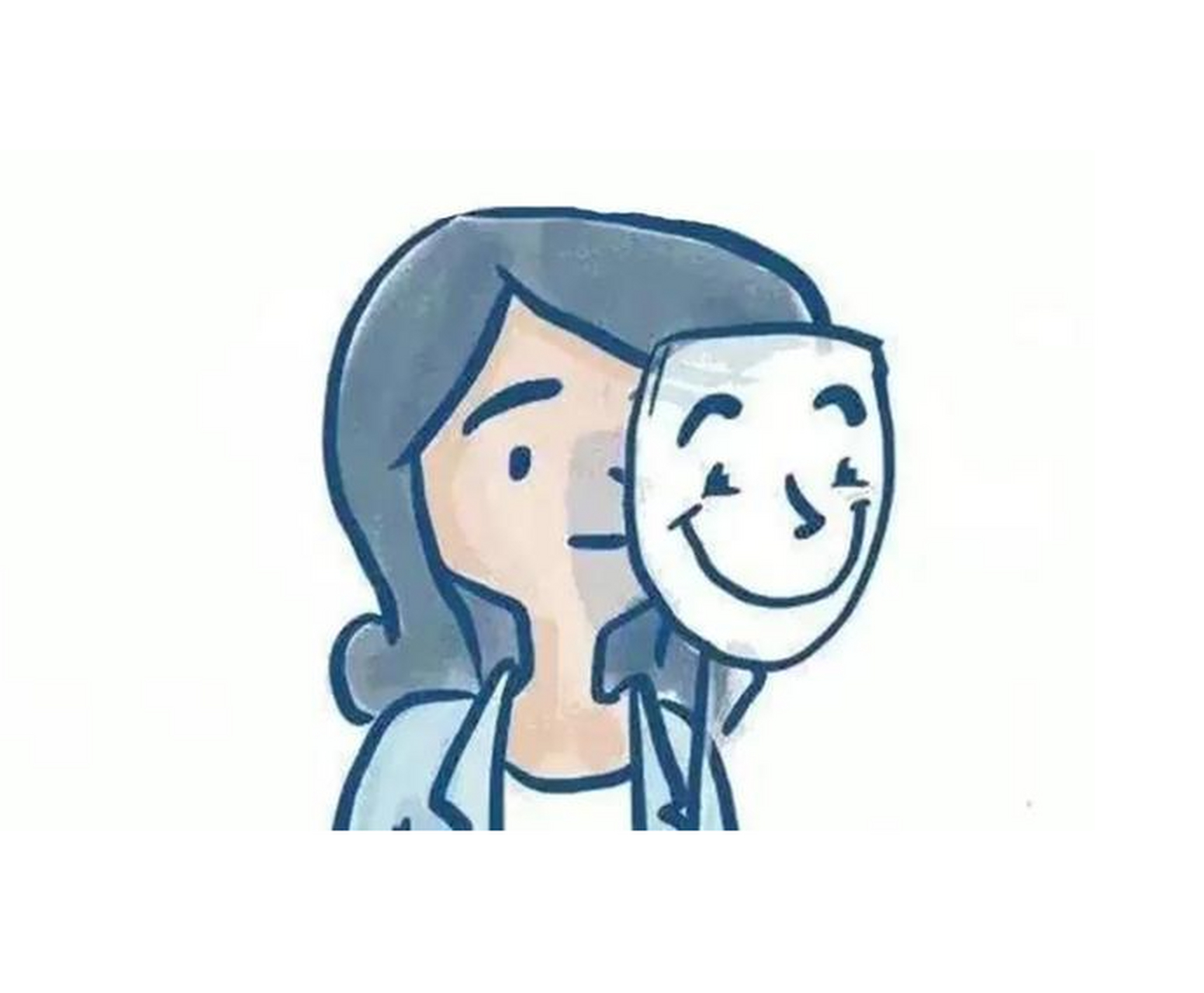 曲淼主任:微笑抑郁症6大症状  1.