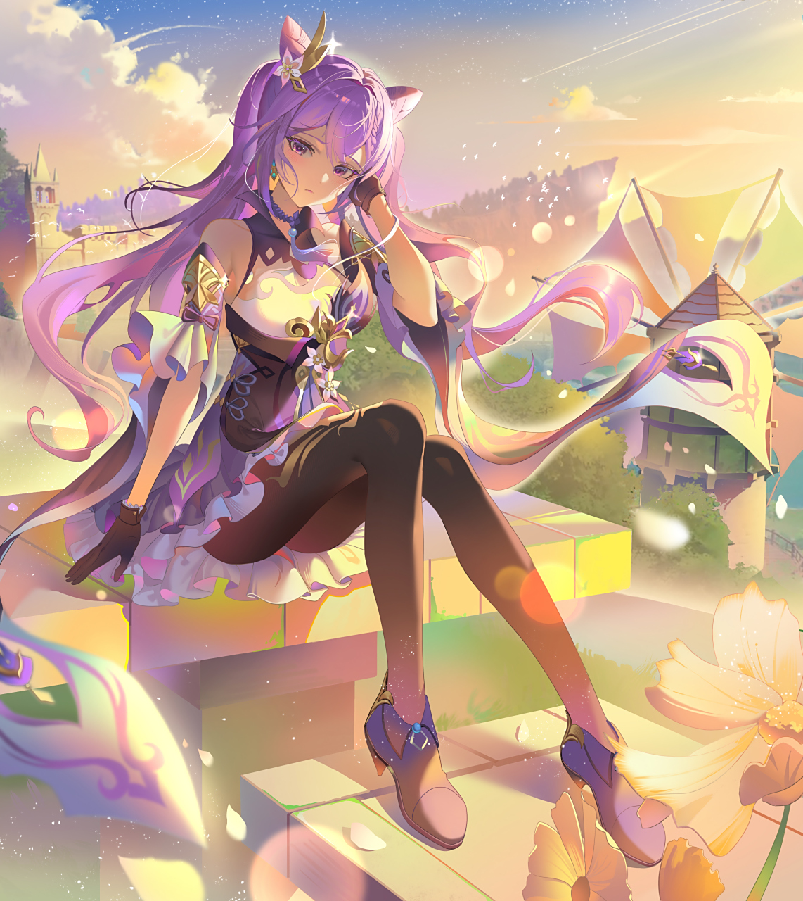 抓拍一下刻晴的美腿