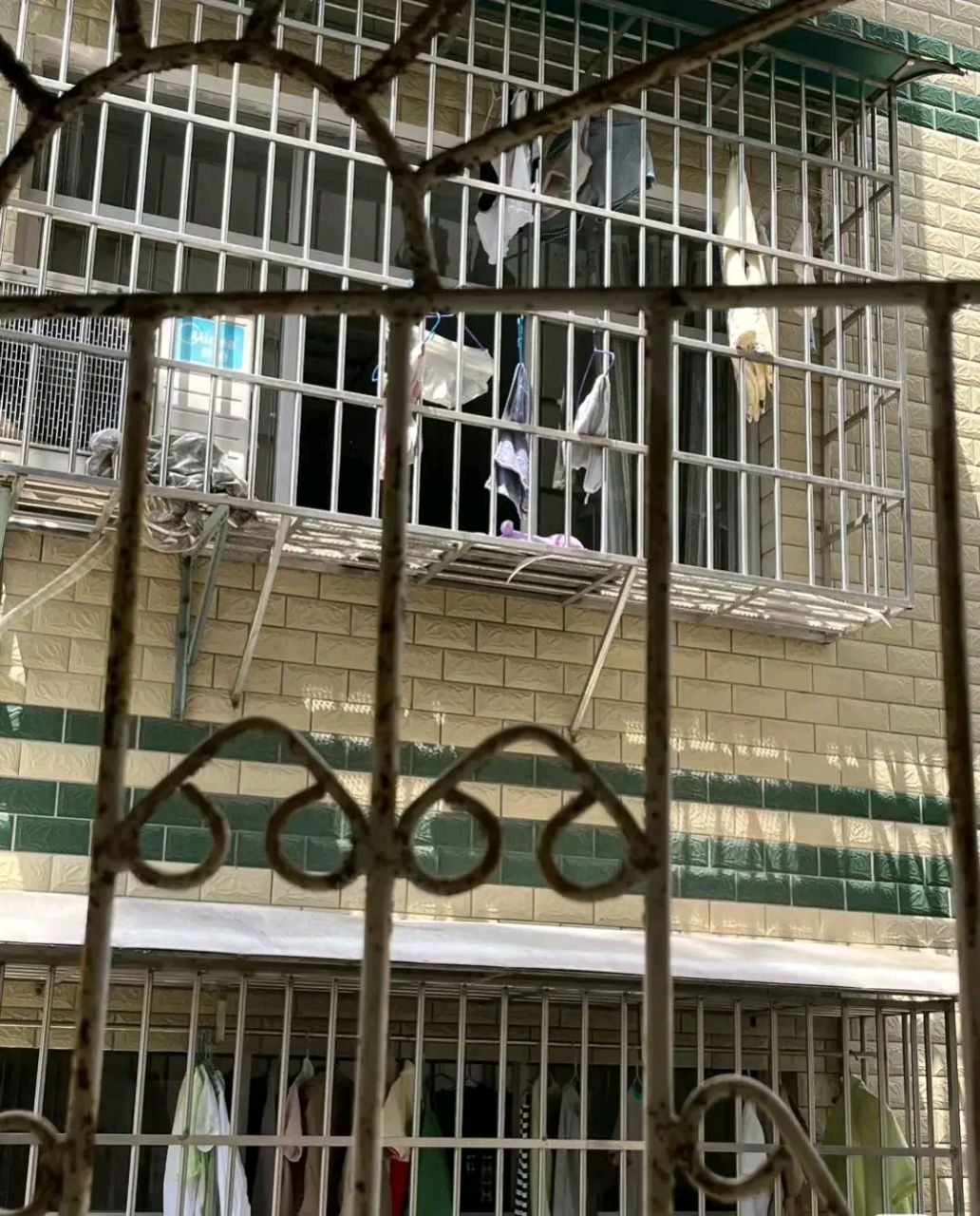 邻居经常性偷窥可以报警吗 图一是卫生间的位置,我已经看到几回了