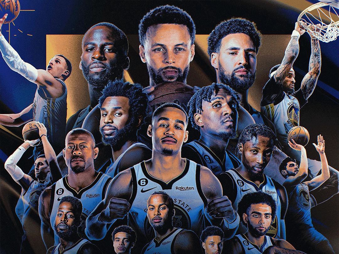 勇士队发布2023季后赛出征海报及赛程!