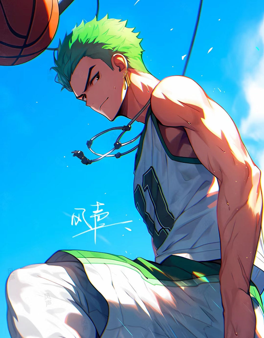 海贼王#你有见过索隆打篮球吗?78