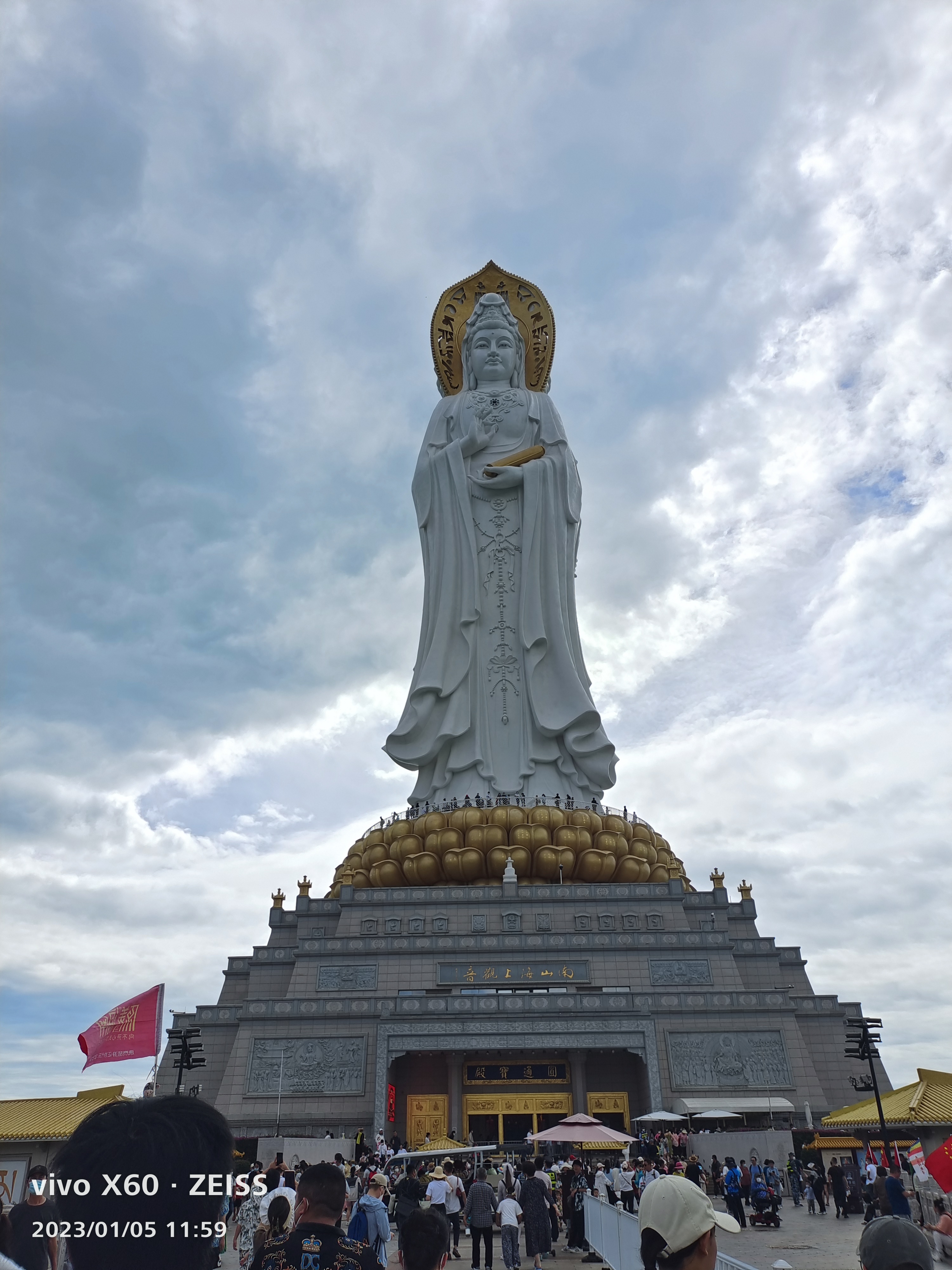 三亚观音台风图片