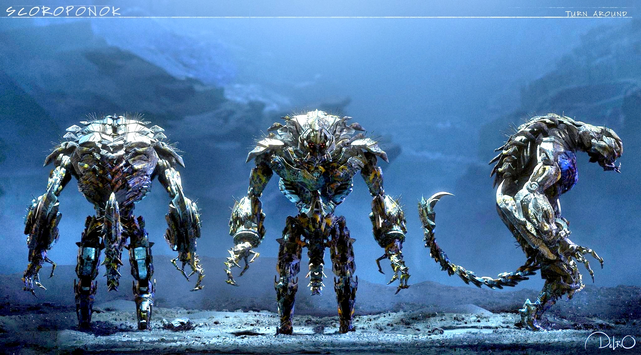 电影《变形金刚:超能勇士崛起》角色设定插画再更新