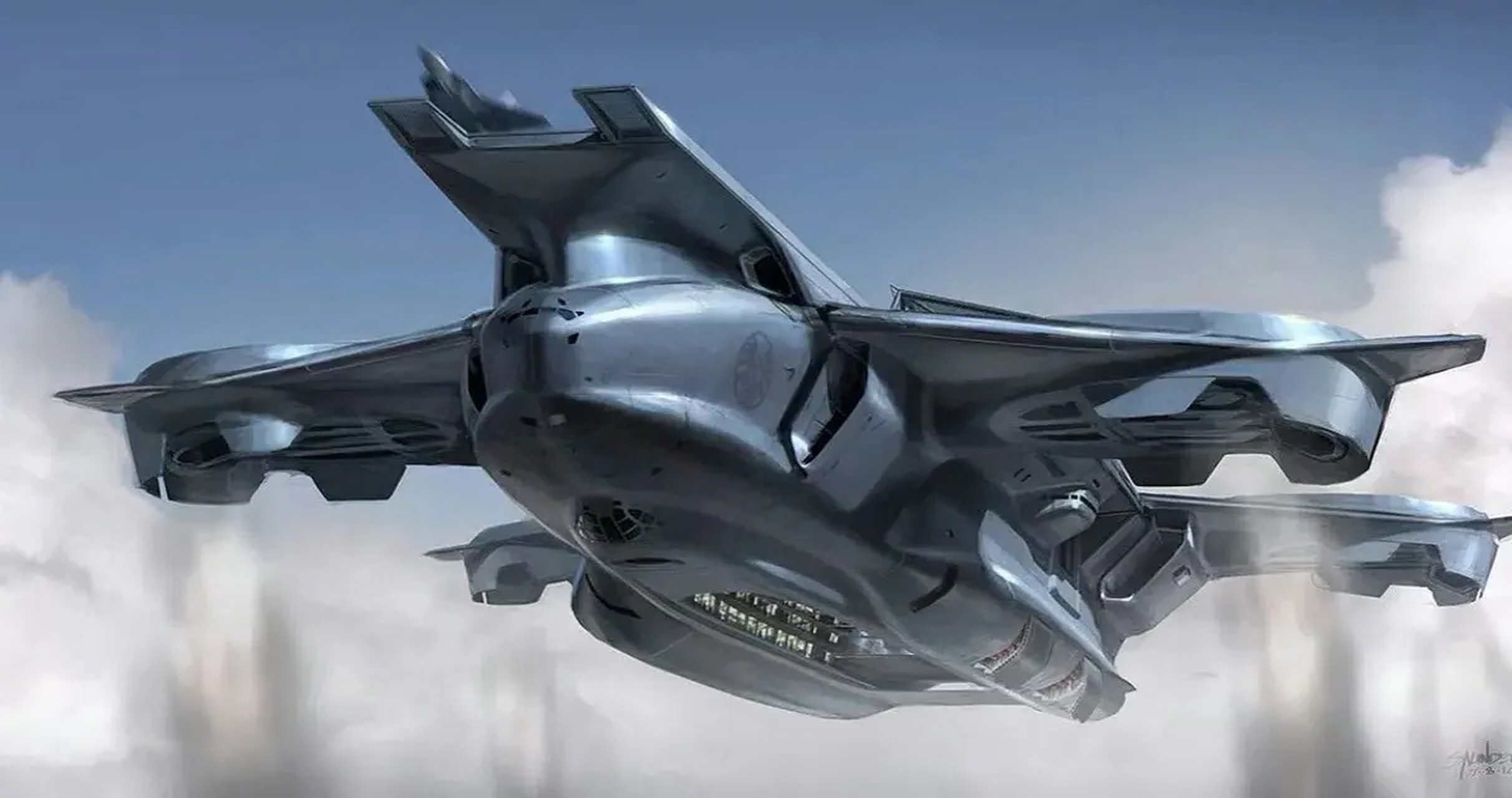 一组未来世界太空战舰插画欣赏,壮丽的宇宙是我们的大海.