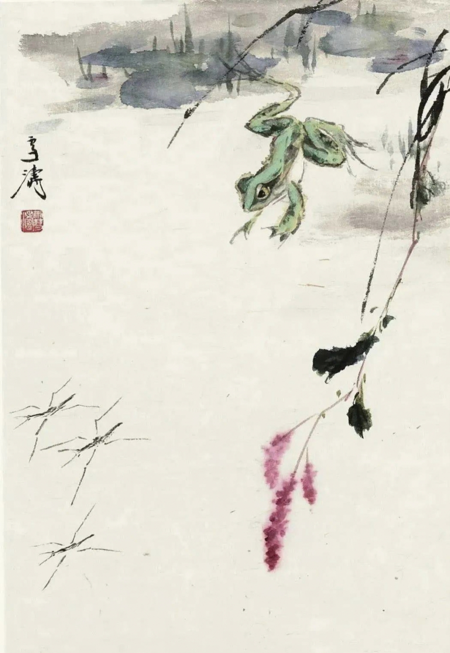王雪涛先生国画小写意青蛙欣赏,[鲜花][鲜花][鲜花][心][心][心][鲜花