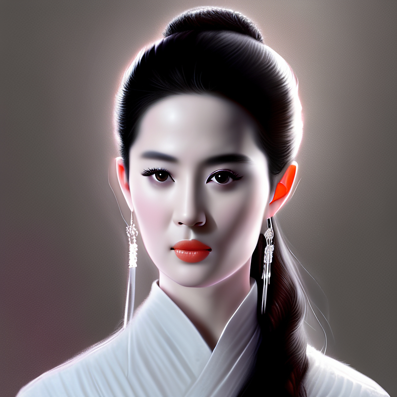 ai绘画的刘亦菲,大家觉得像不像?