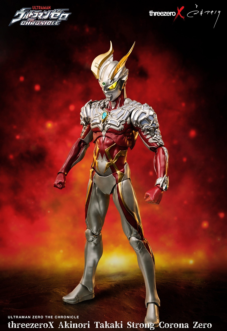 模型欣赏:threezero 3a x akinori takaki 赛罗奥特曼 强壮日冕型.