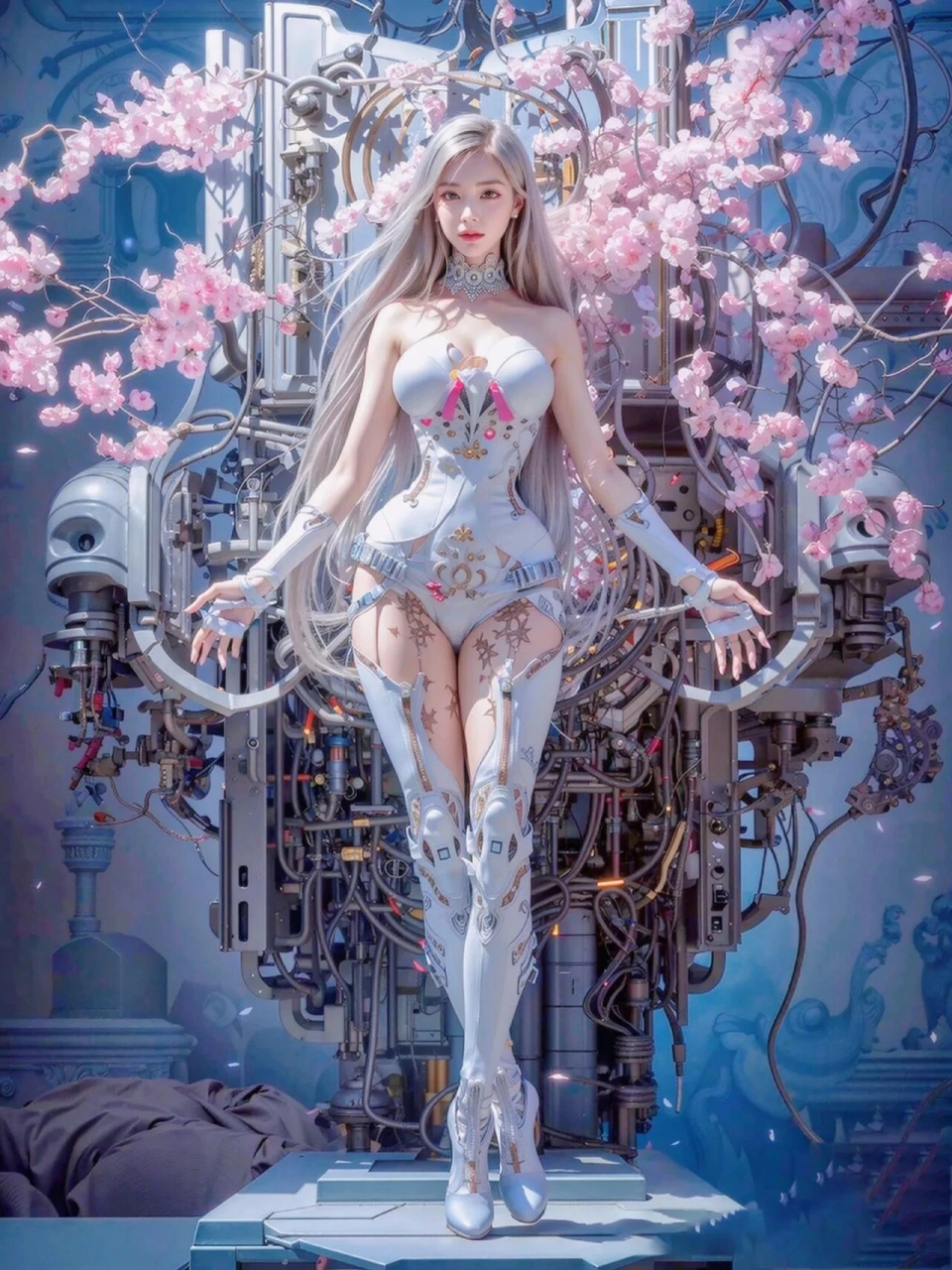 机甲女神#al绘画