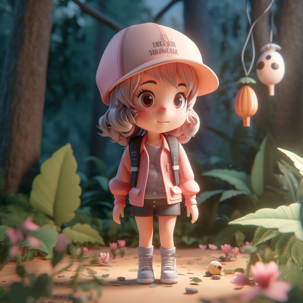 可爱卡通手办模型