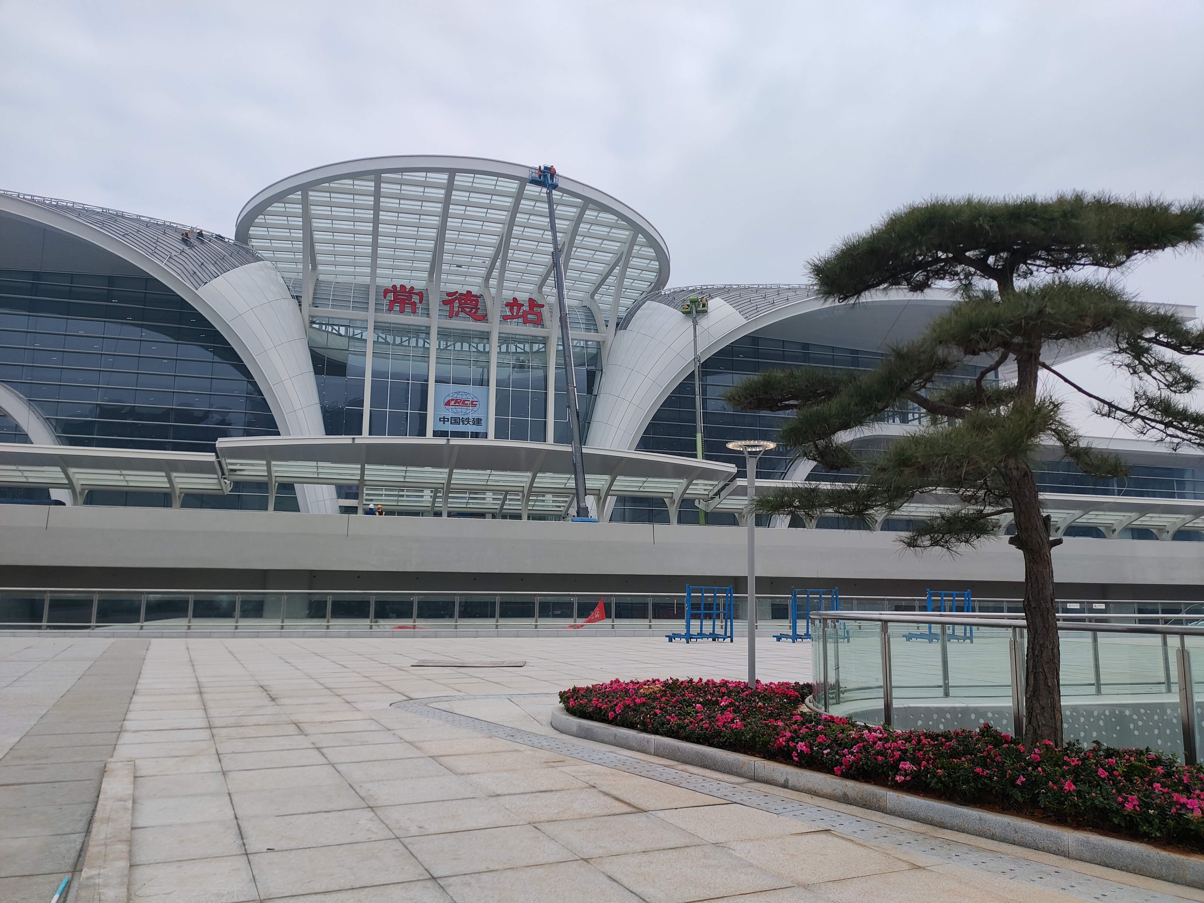 常德高铁站即将竣工,先睹为快