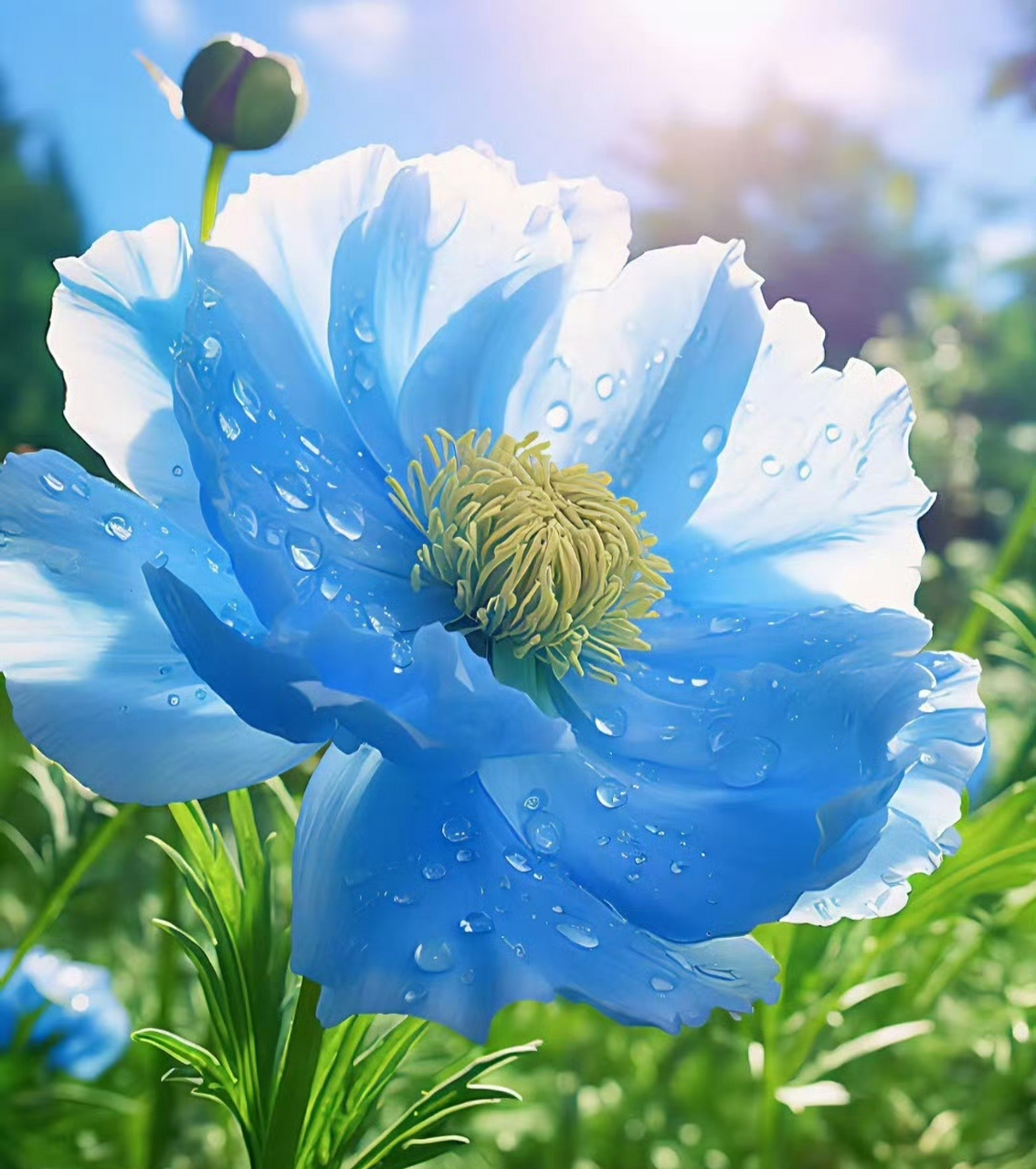 雨中唯美仙花,真美,令人陶醉了!