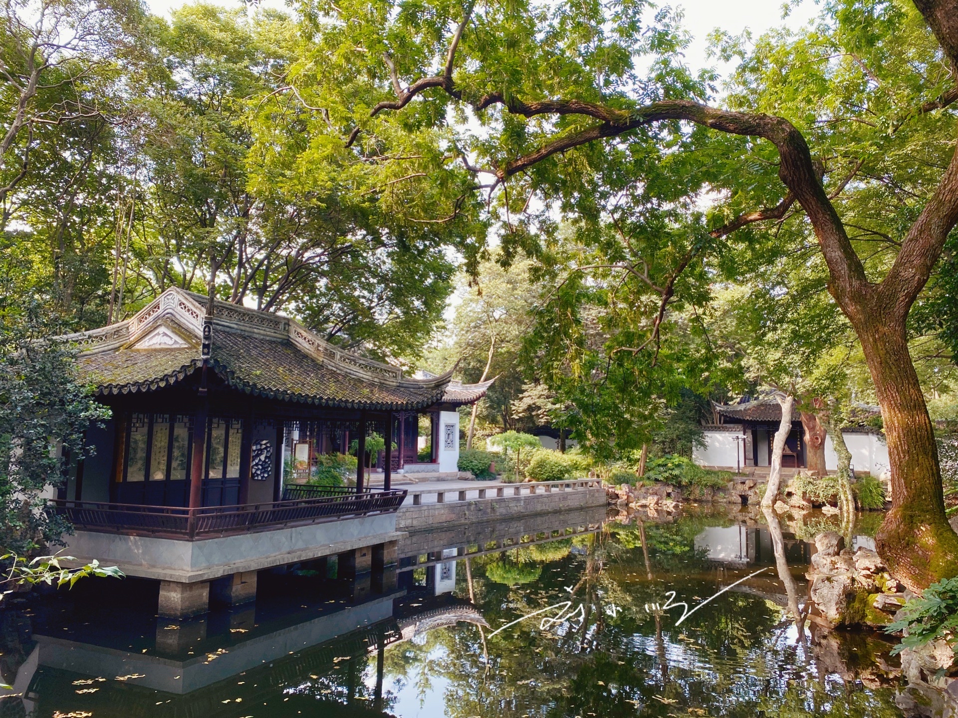 上海市嘉定区有一座著名的"江南园林",门票很便宜,游客却不多