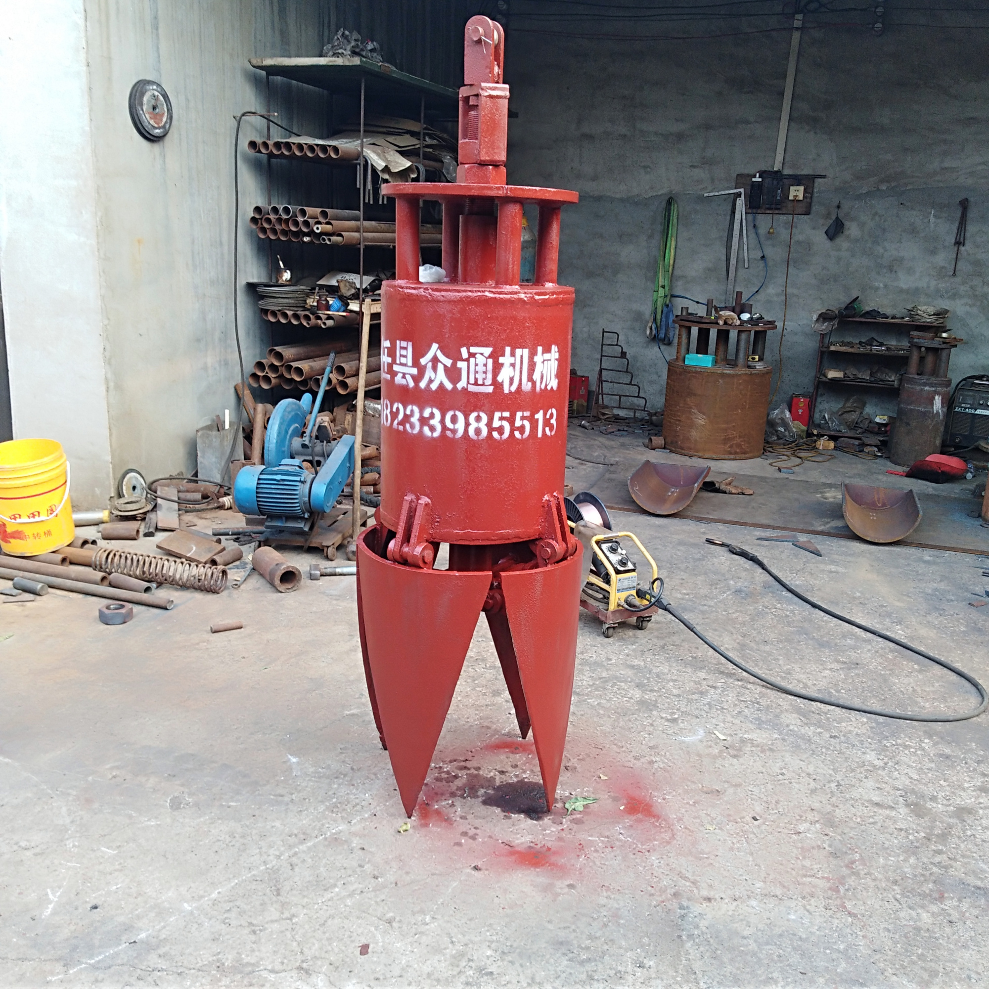 多功能电动洛阳铲地基打桩机