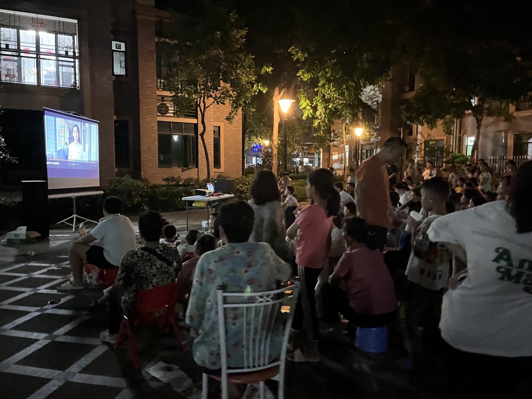 露天电影院图片图片