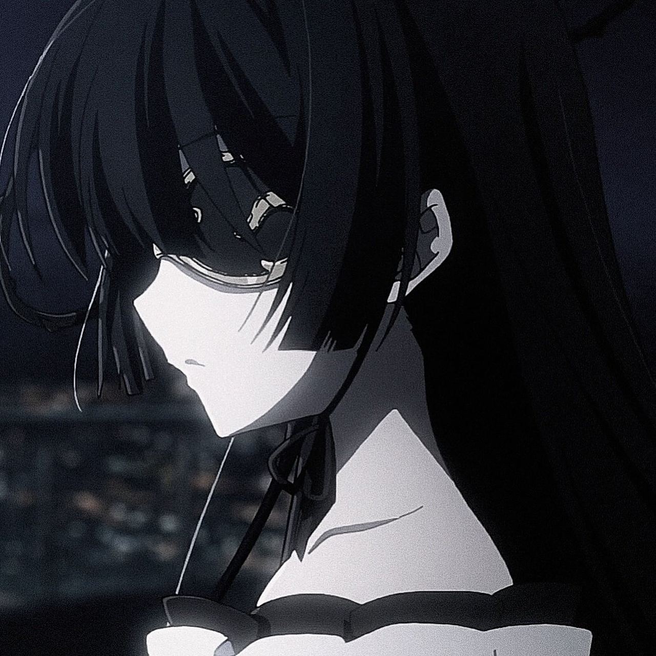 动漫头像,暗黑系真的会比较酷点,她的发型我也很喜欢