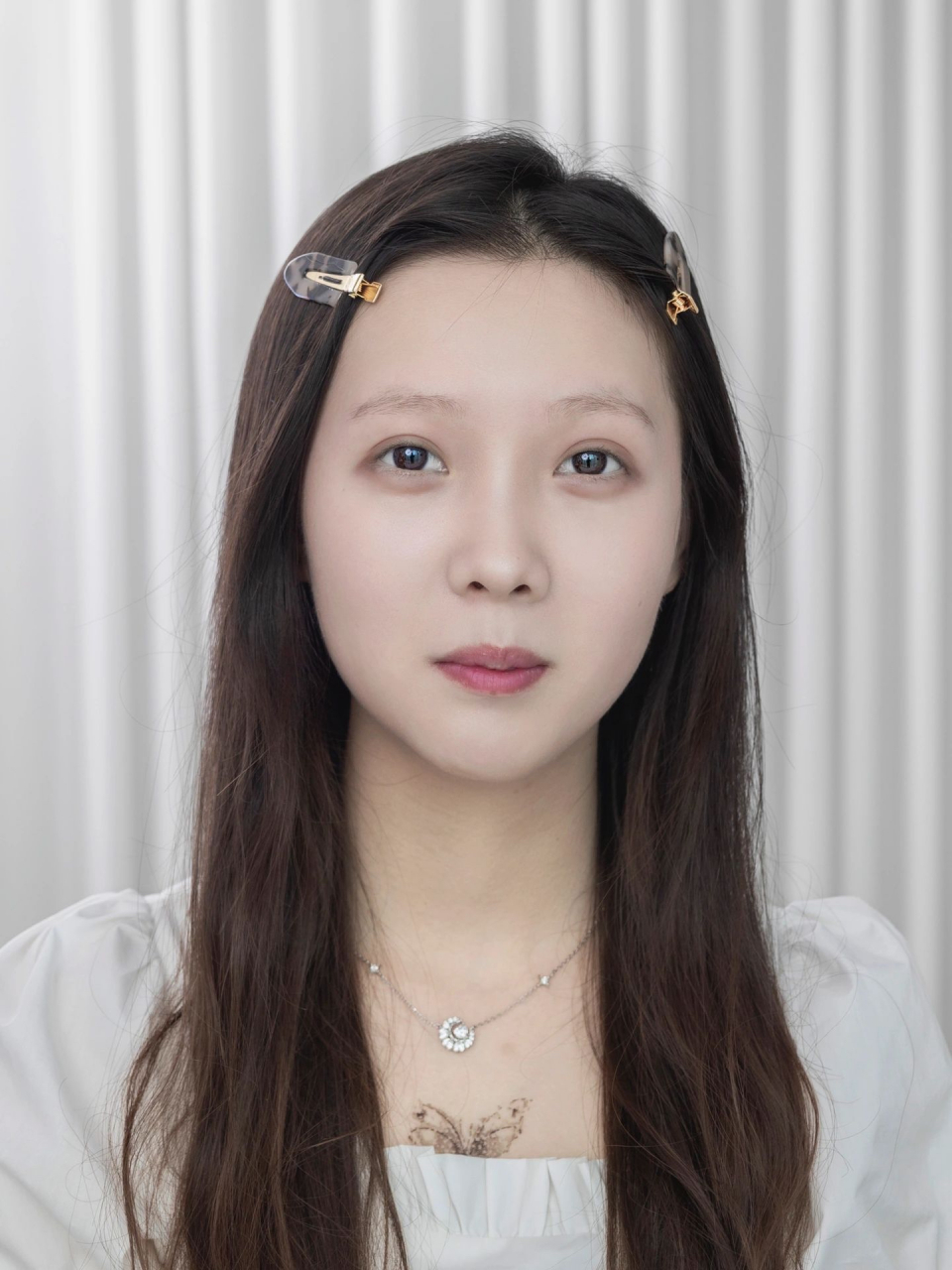 属于方圆脸,圆脸的中式细弯眉7515太戳心巴了|||细弯眉90弯月眉