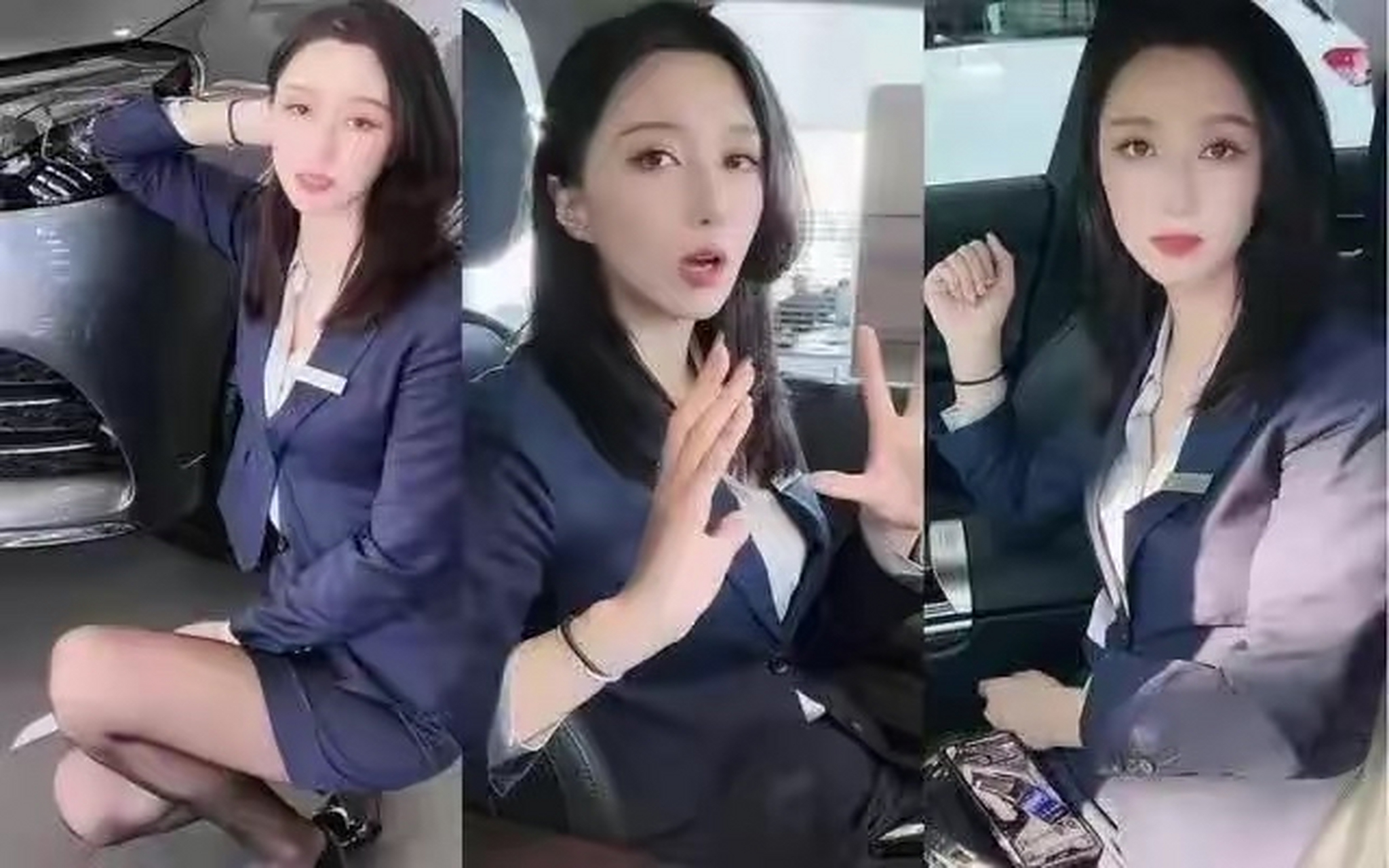 奔驰女销售为了提成,竟然被骗,花了钱不说,还把自己搭了进去.