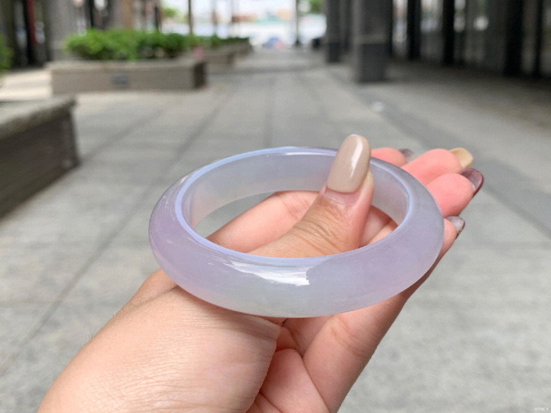 冰紫翡翠手镯|翡翠手镯 翡翠