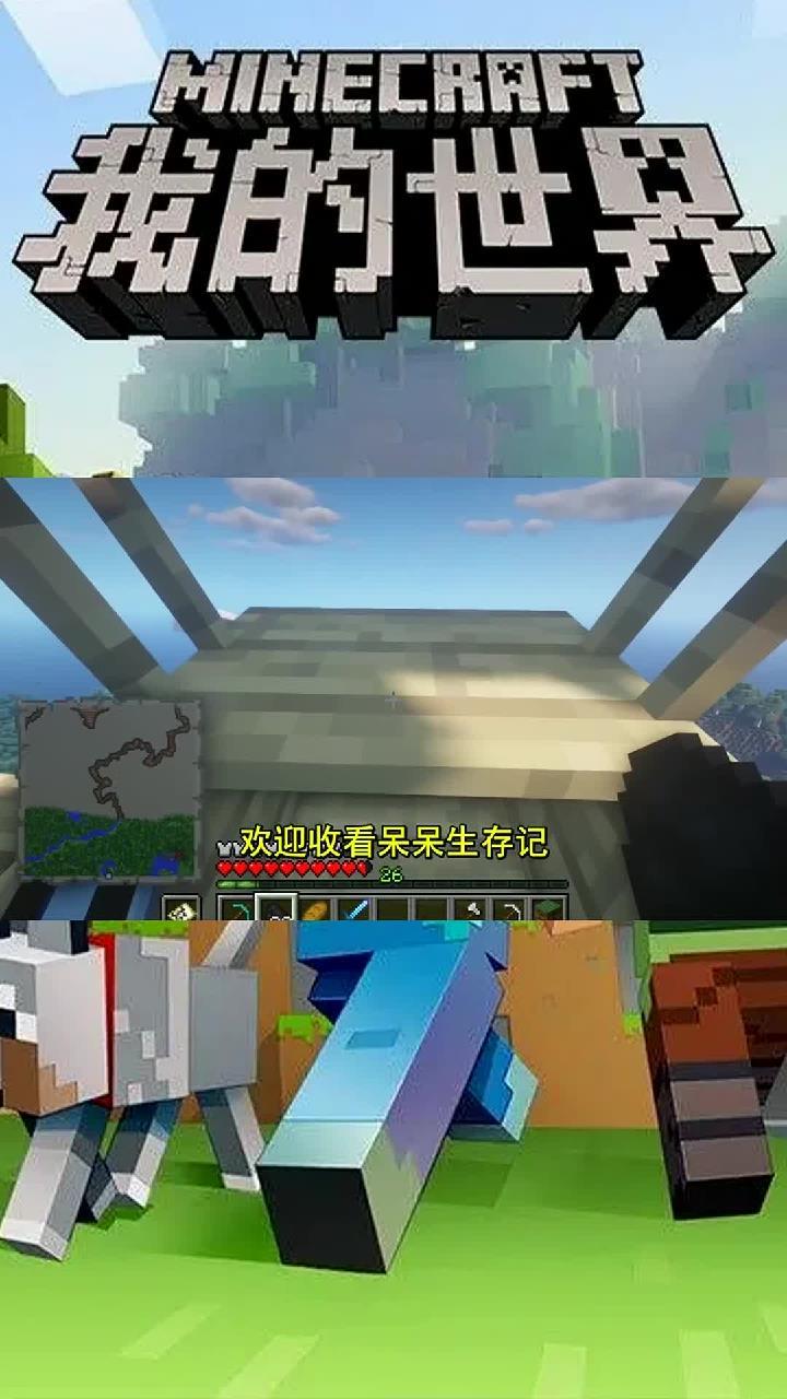 mc呆呆生存记第三季83:大闹剧院表演!魔术师掷球扔牌-度小视