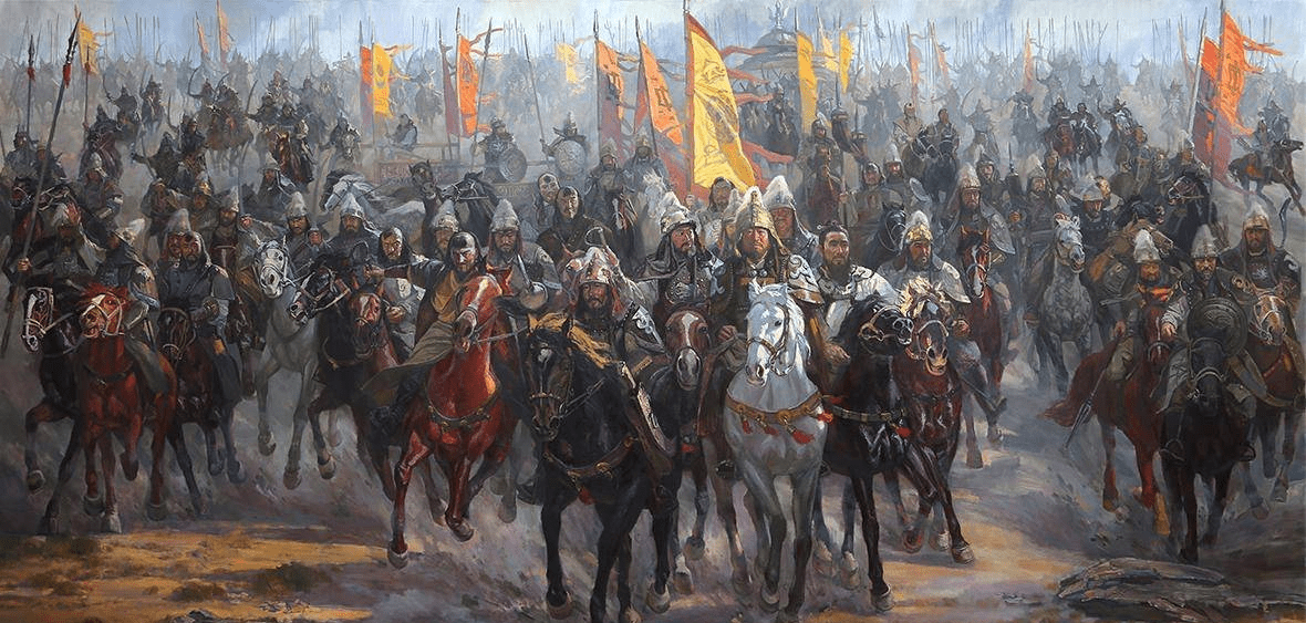 1219年蒙古帝国西征,阿剌黑追到忽毡城下,看到一条大河挡在前面