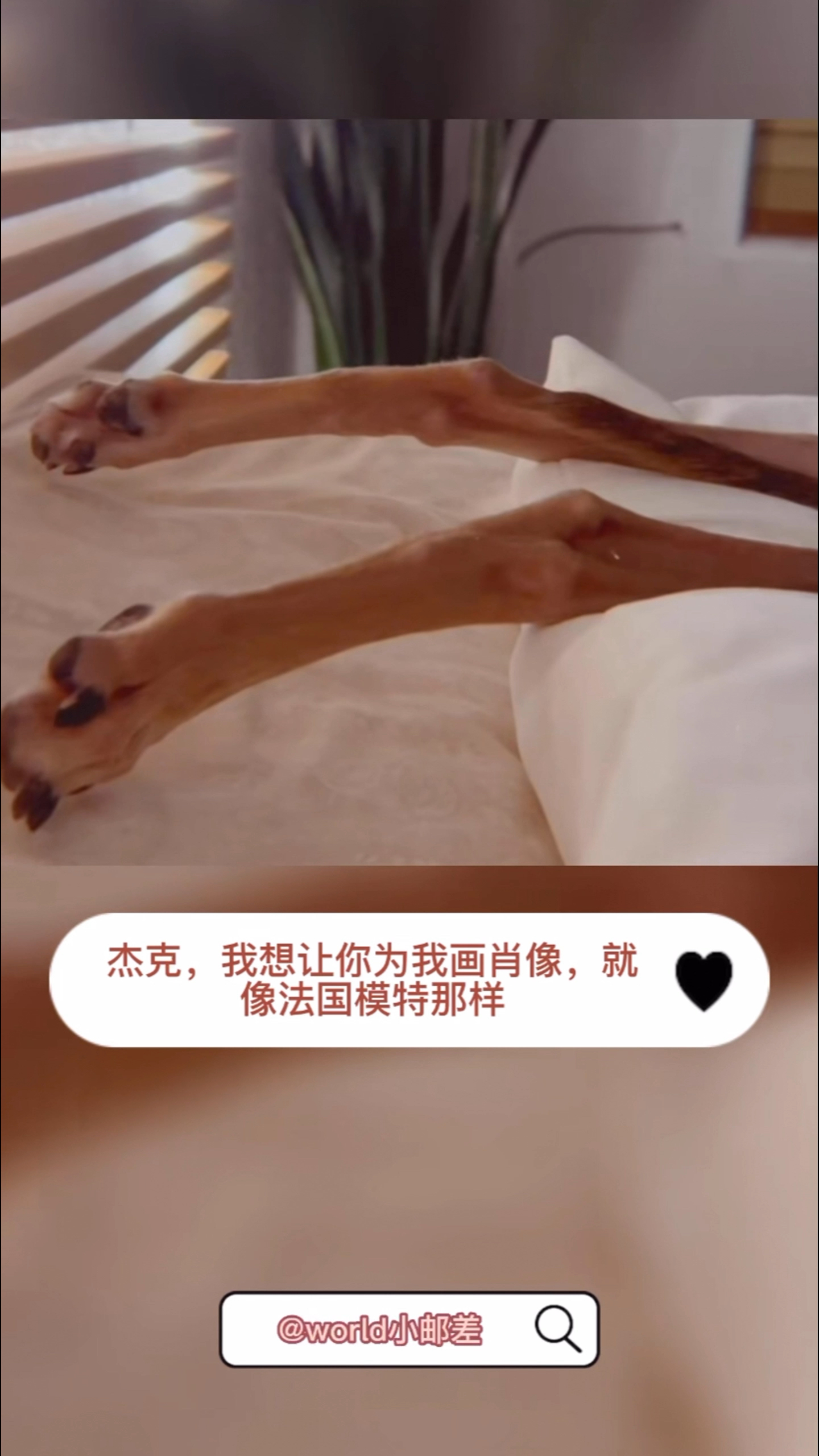 杰克,我是你的露丝,可以为我画一幅画吗