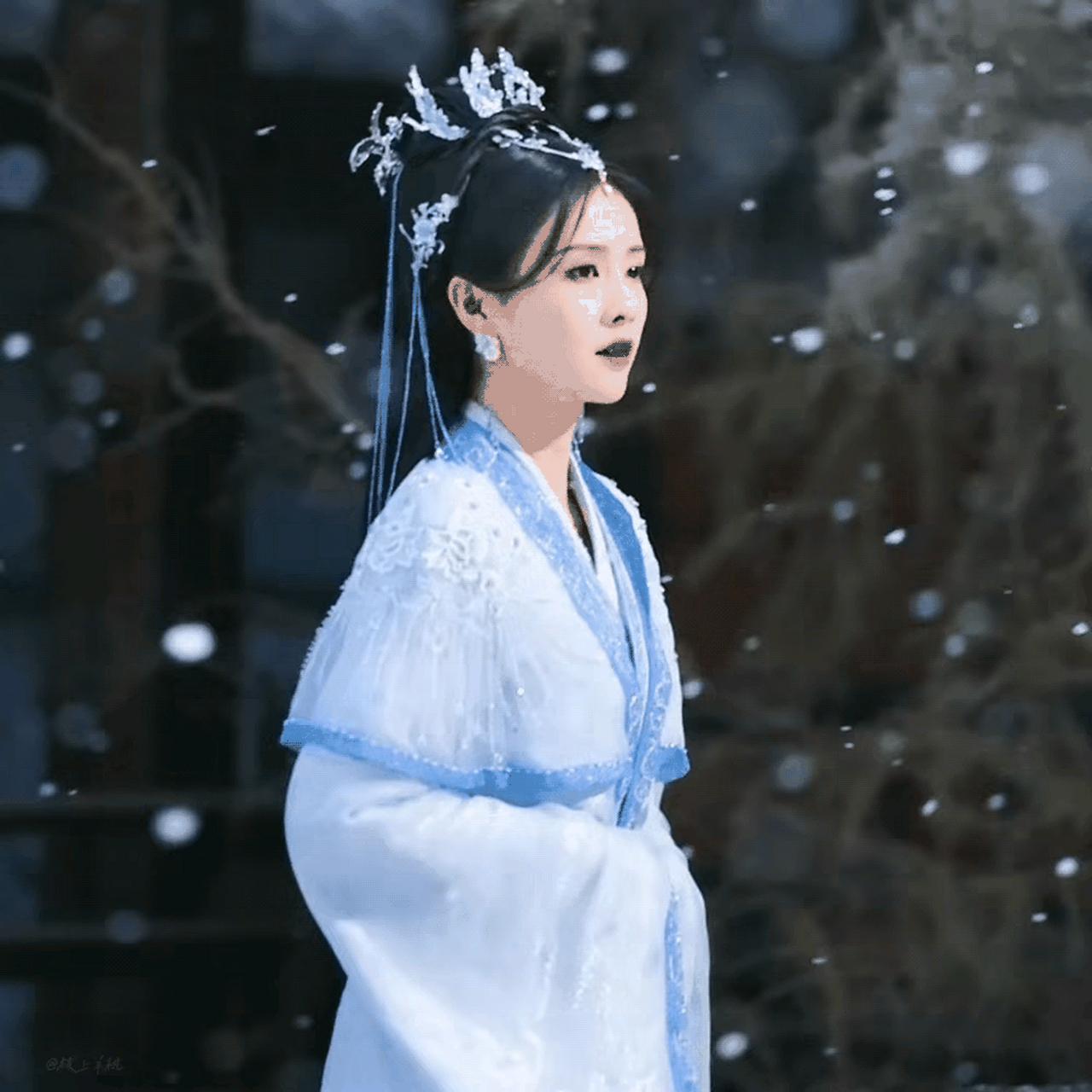 美女壁纸～《长月烬明》白鹿,叶夕雾