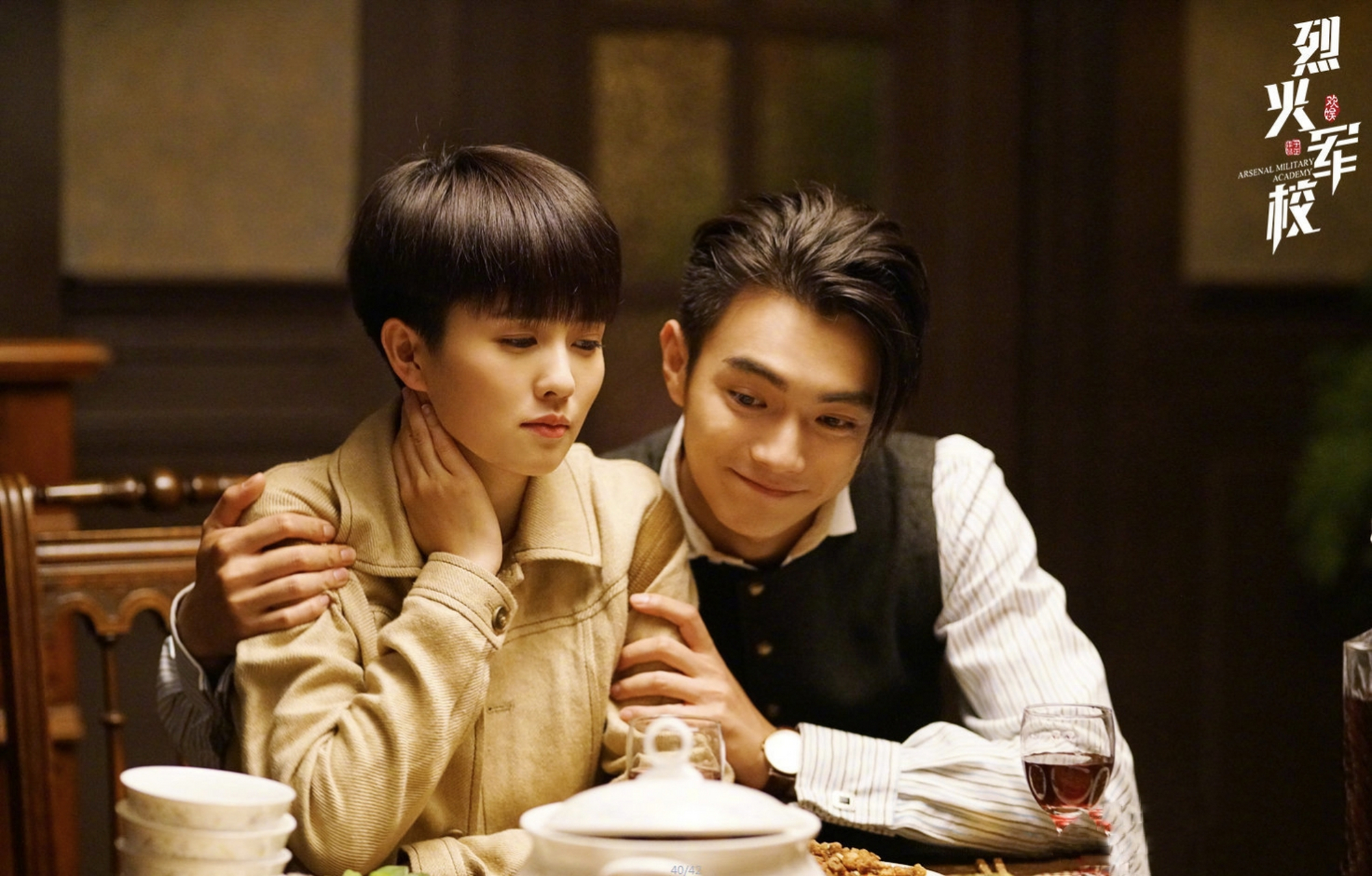 女扮男装的白鹿还挺帅的