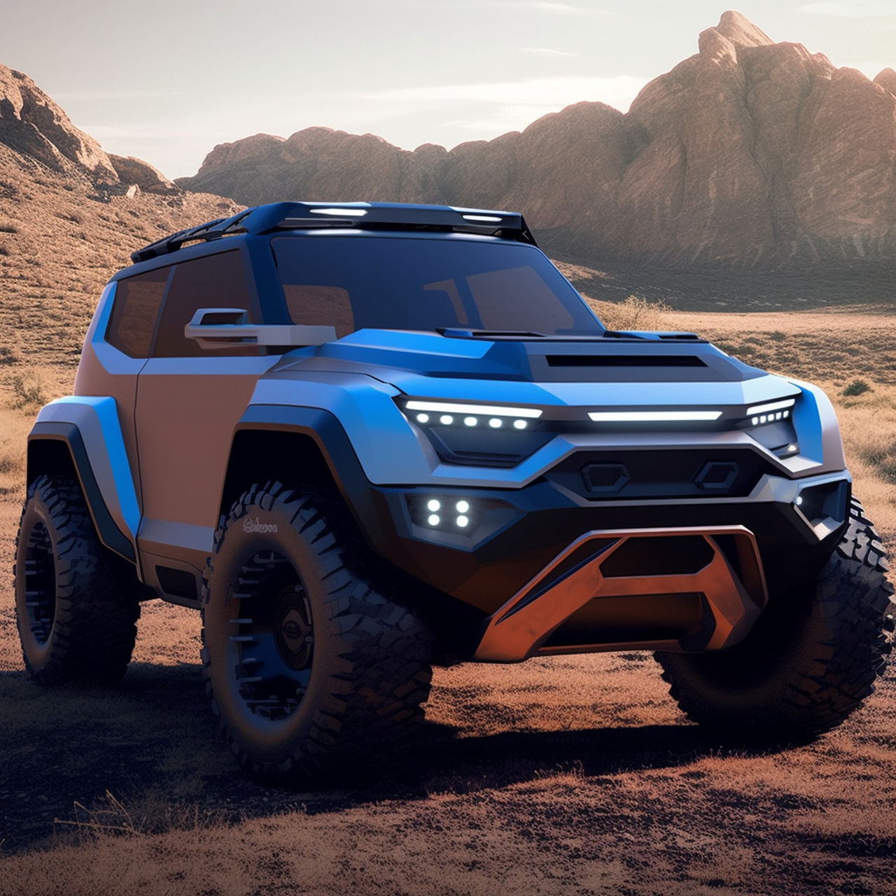 科幻感的硬派越野汽车 #汽车# #长城汽车# #硬派越野# #汽车设计