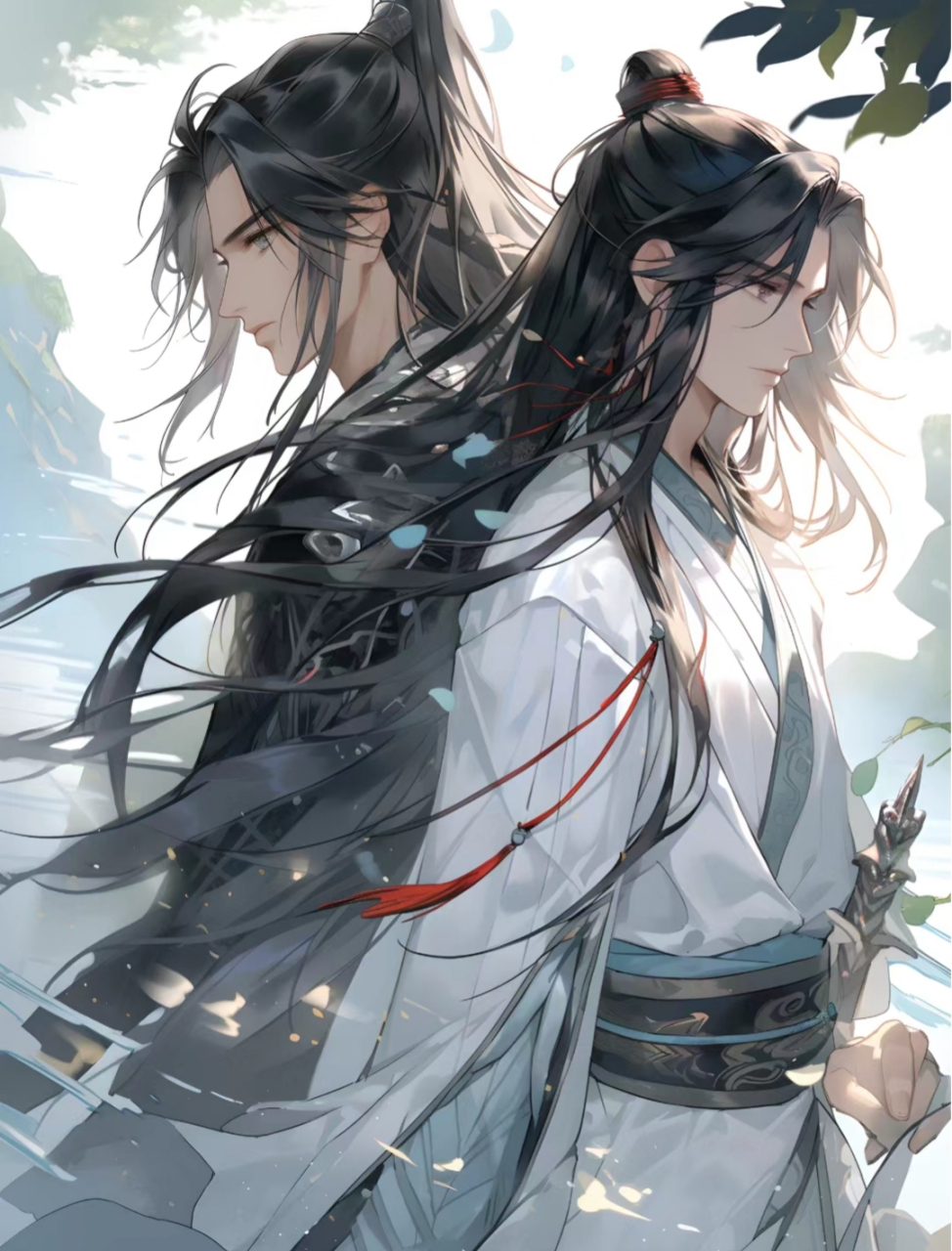 仙侠双男主来啦～#ai绘画