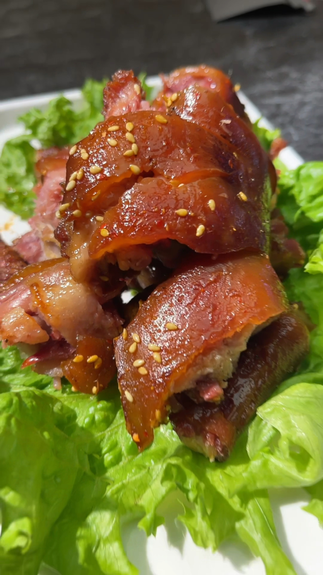 烧烤美食之烤猪尾