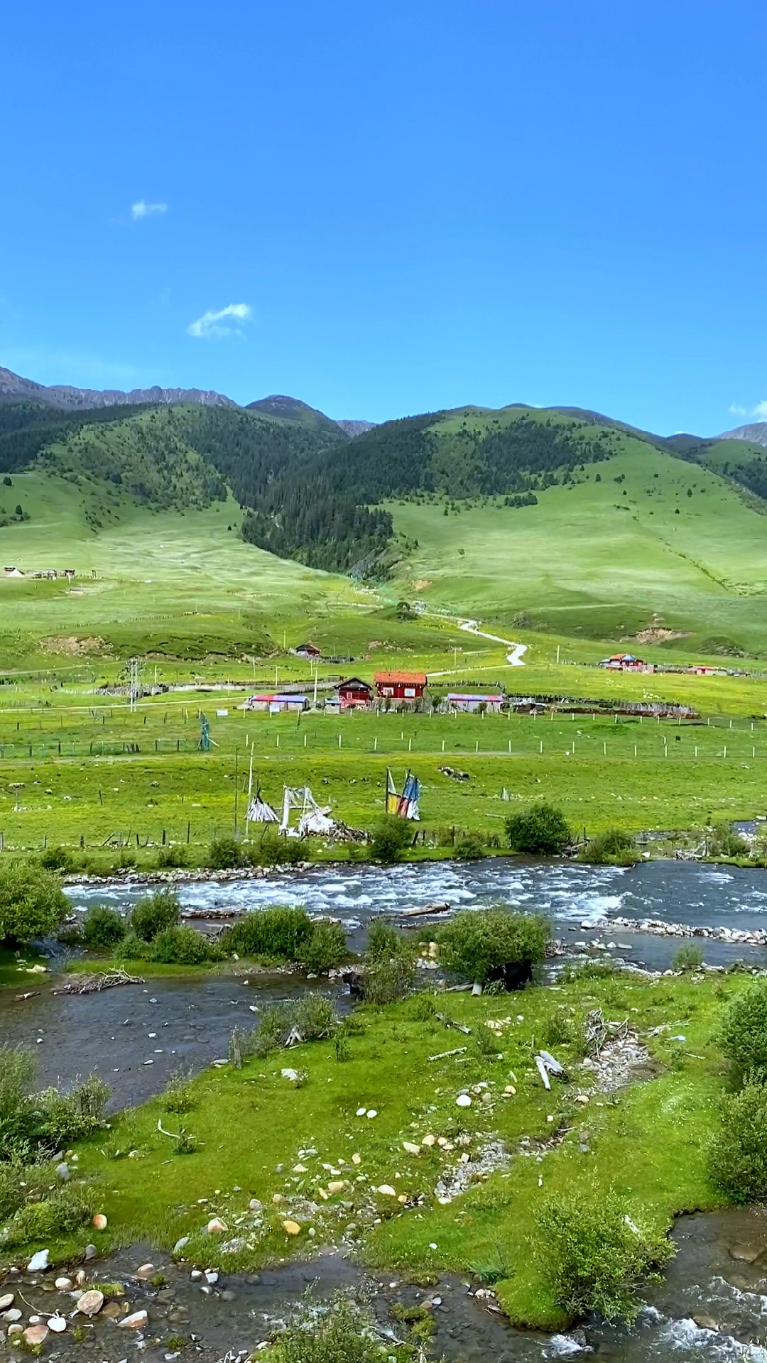 这个世界上只有一个玉科大草原四川甘孜自驾游道孚玉科草原