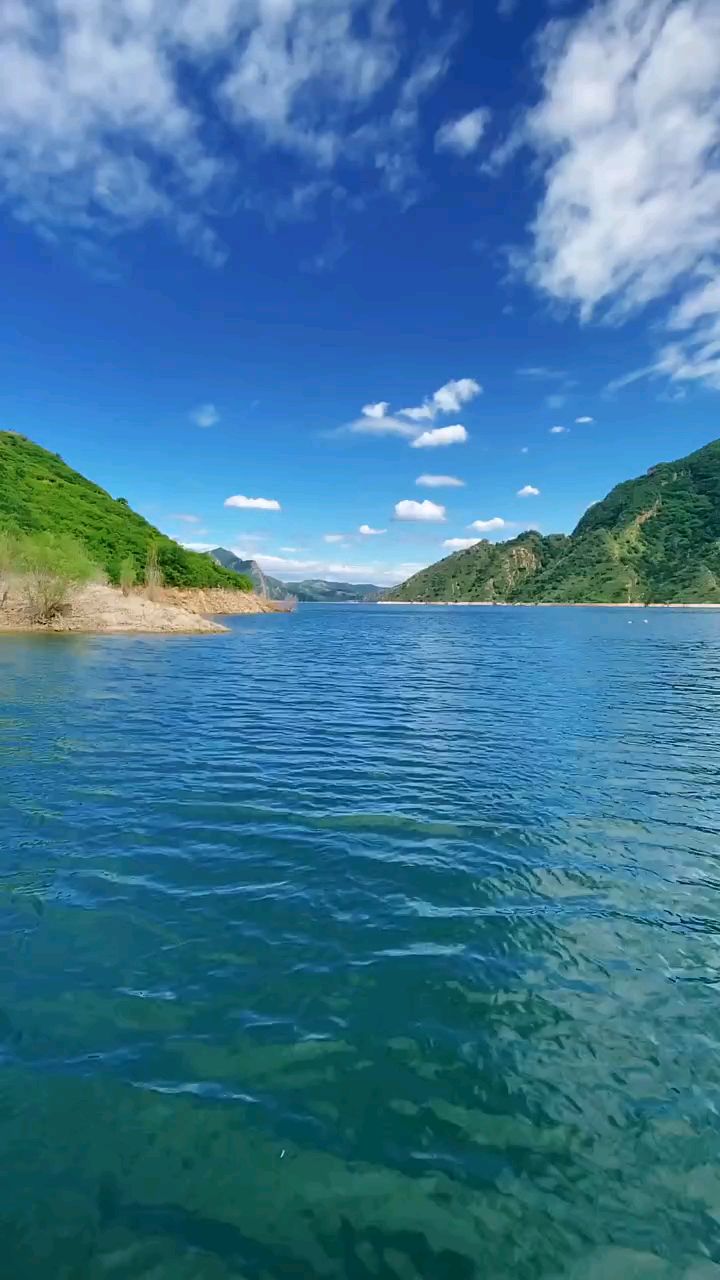 唐山水下长城风景如画山清水秀好美啊