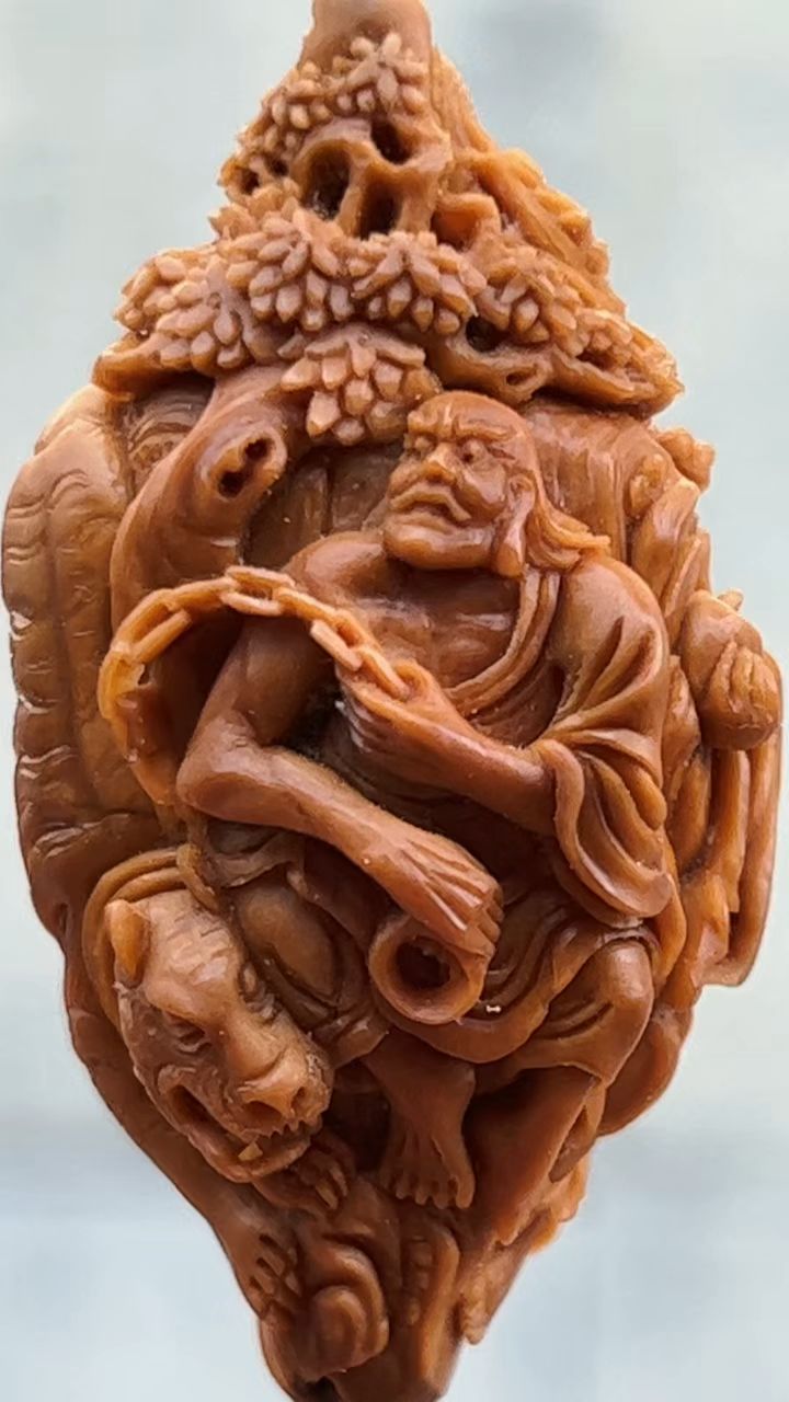 橄榄核雕作品欣赏