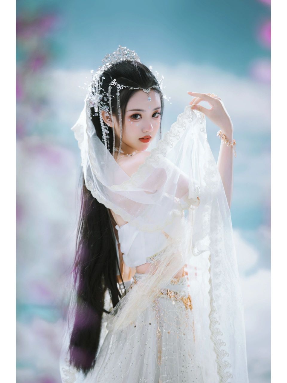 天界帝姬写真,仙气飘飘,仿佛置身仙界