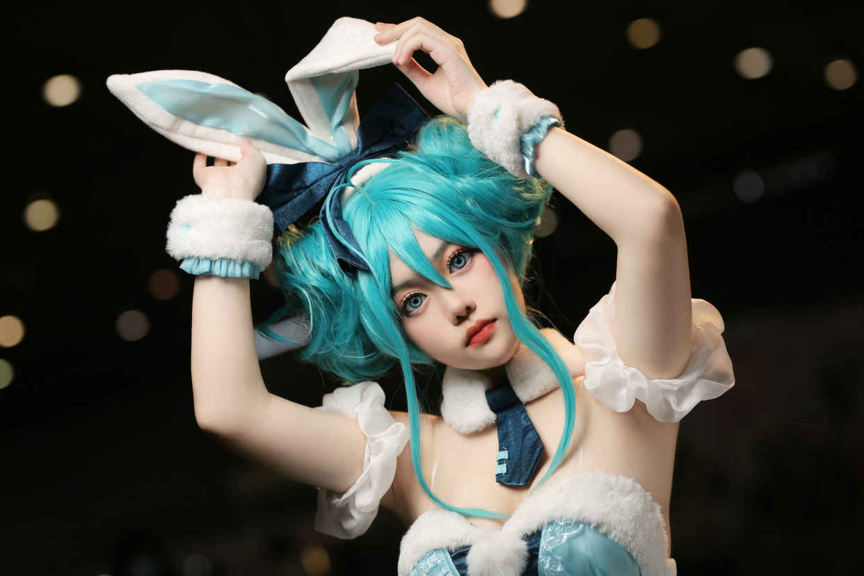 「cosplay正片」初音未来兔女郎